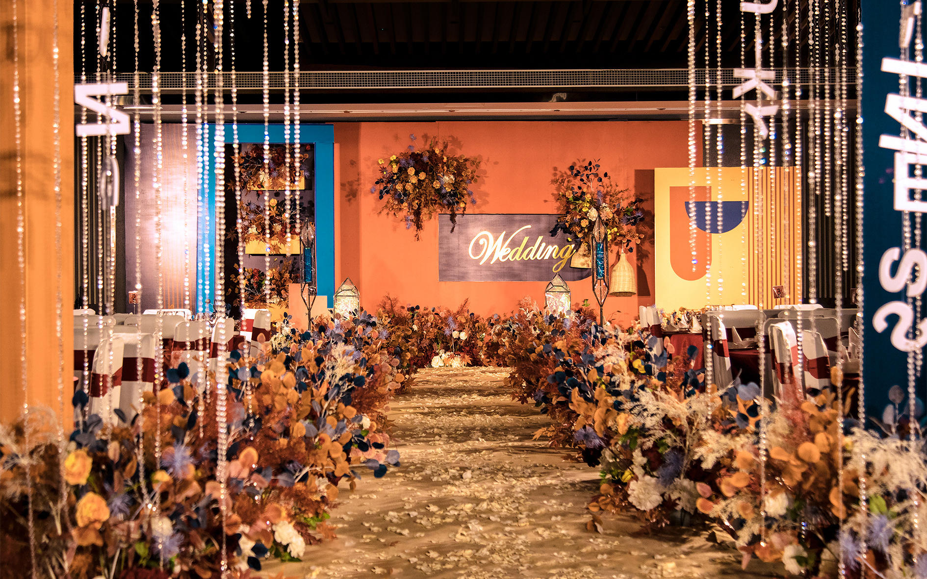 【造梦者婚礼定制】橙蓝撞色