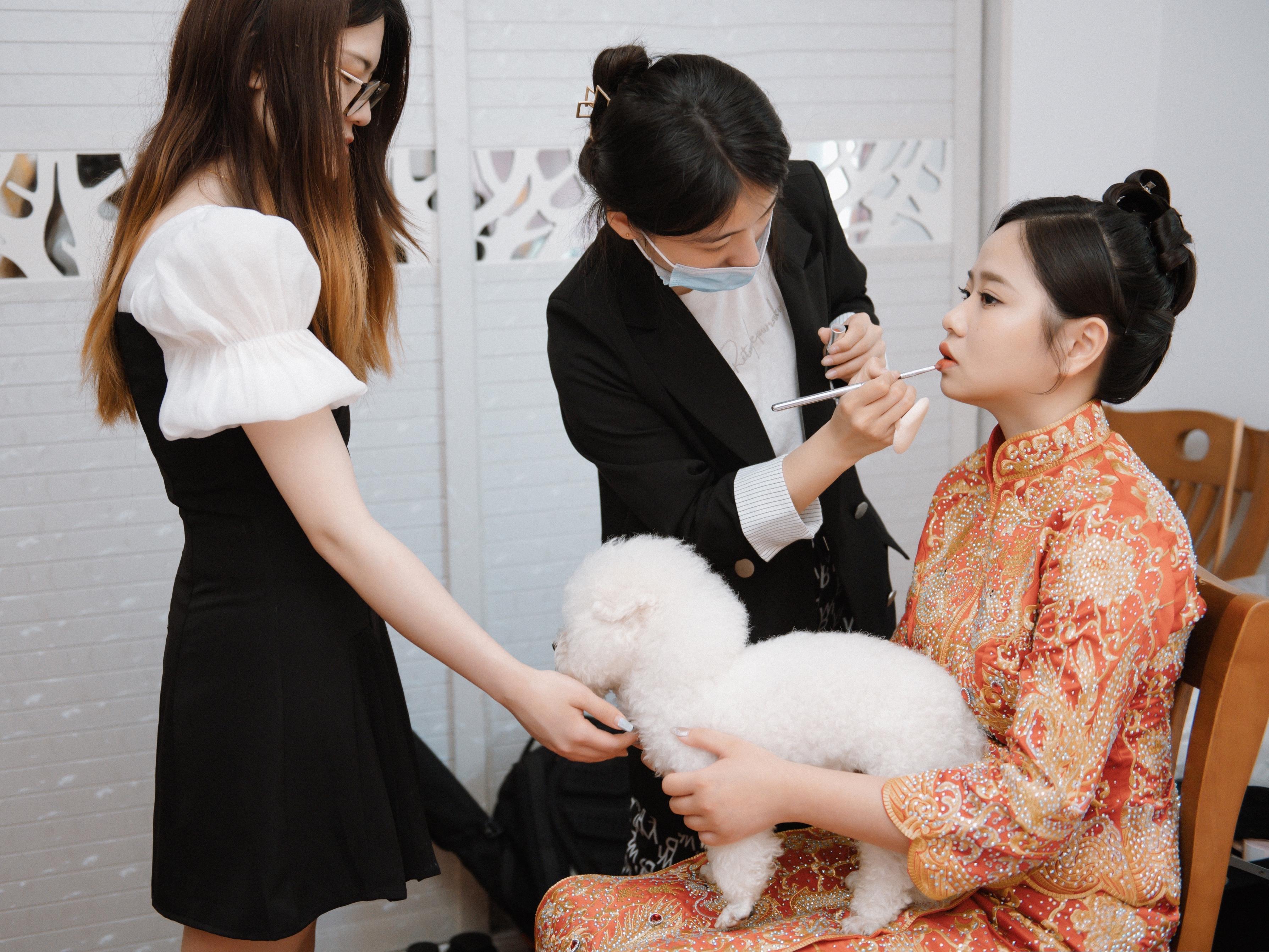 定制新娘造型总监化妆师上门早妆1妆1造