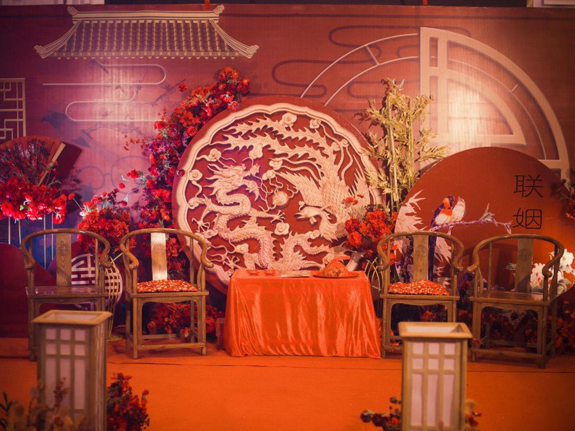 平江薇拉婚礼#神帆酒店#红色#金色#中式古风婚礼