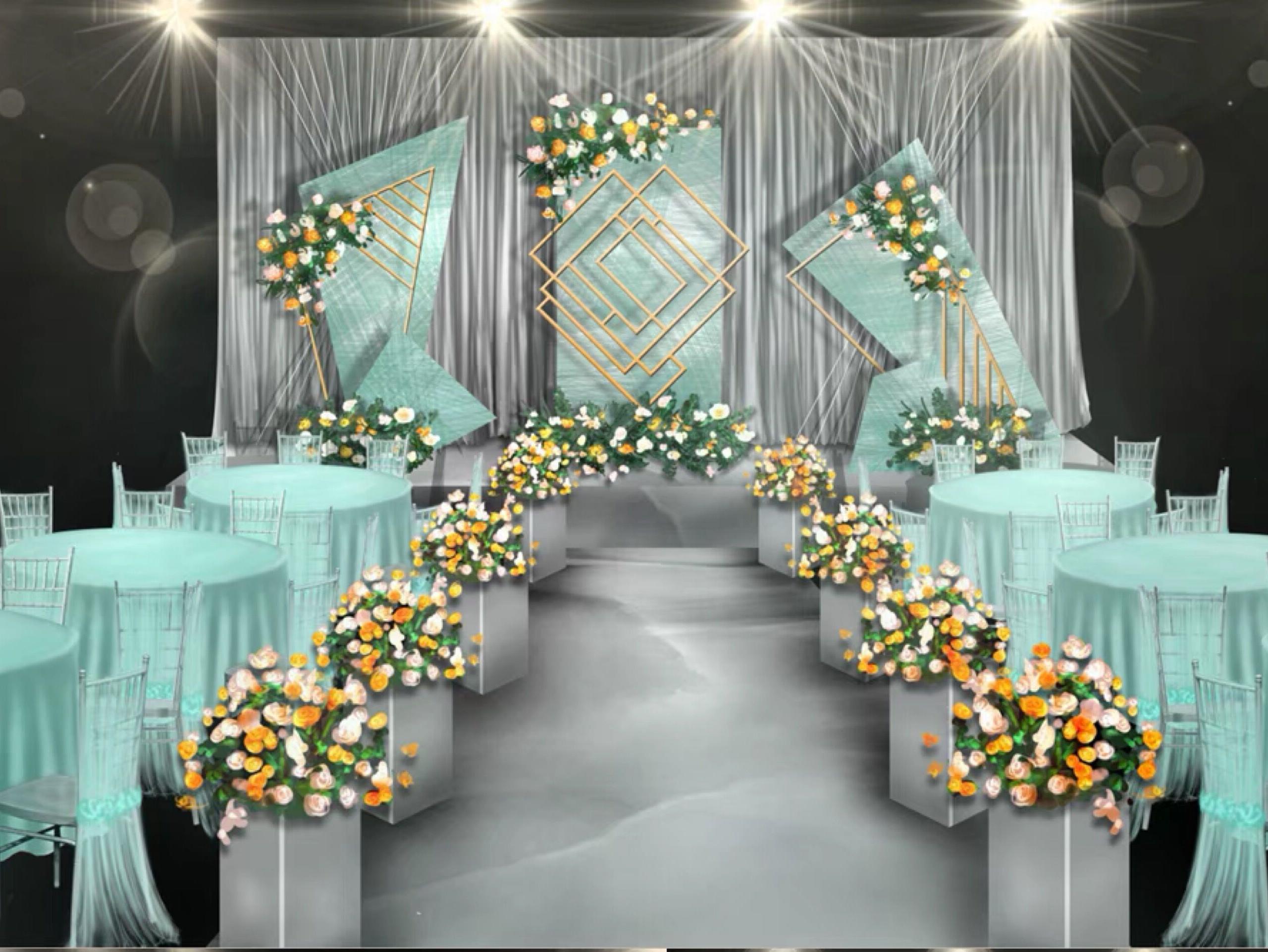 梦幻天蓝色天空太阳与你。