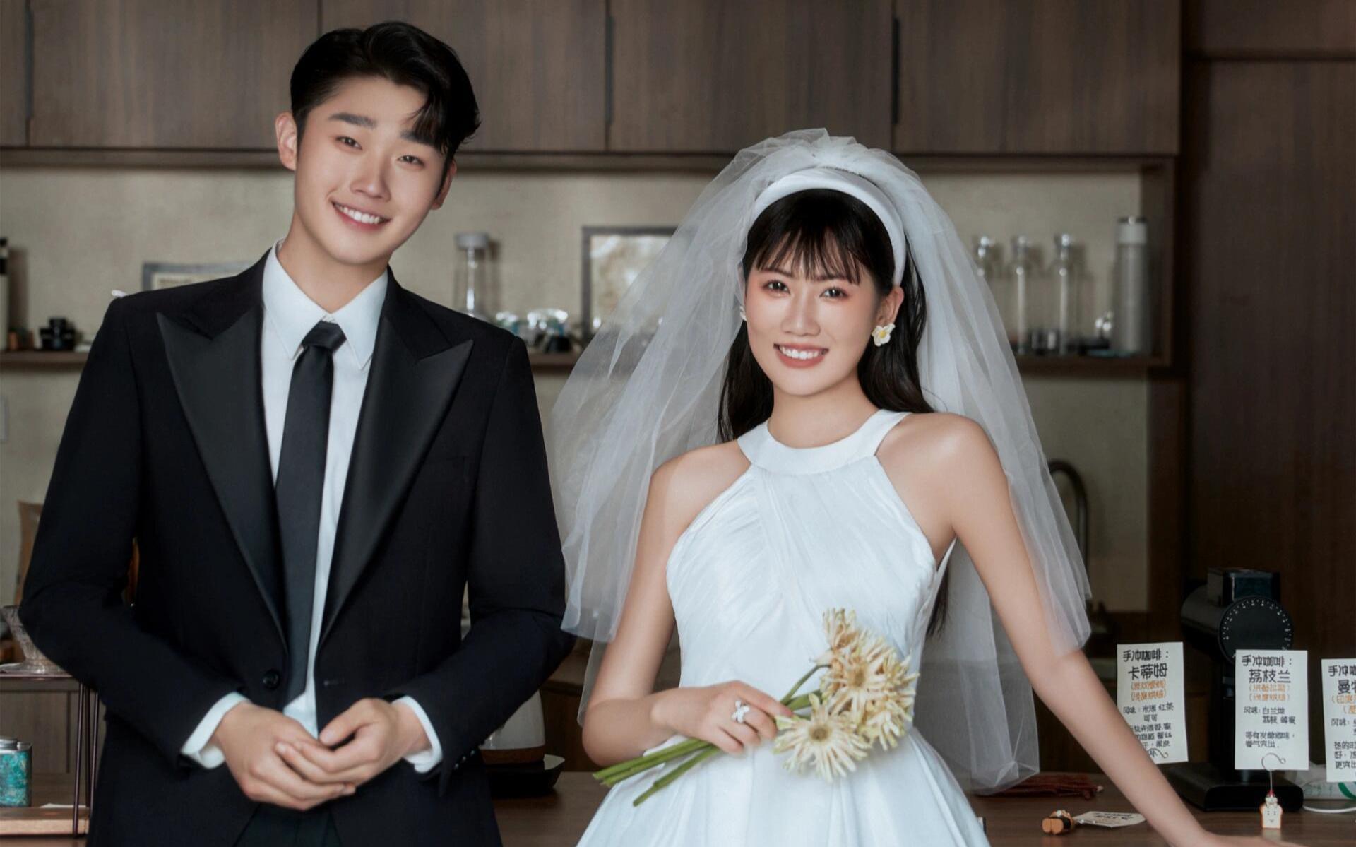 真不是劇照！選了好久的ins風(fēng)婚紗照