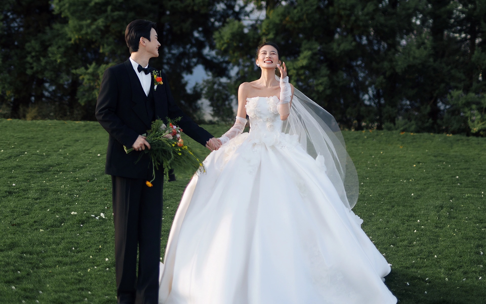 夏日颜值担当…森系婚纱照好看到心嘭嘭跳！！