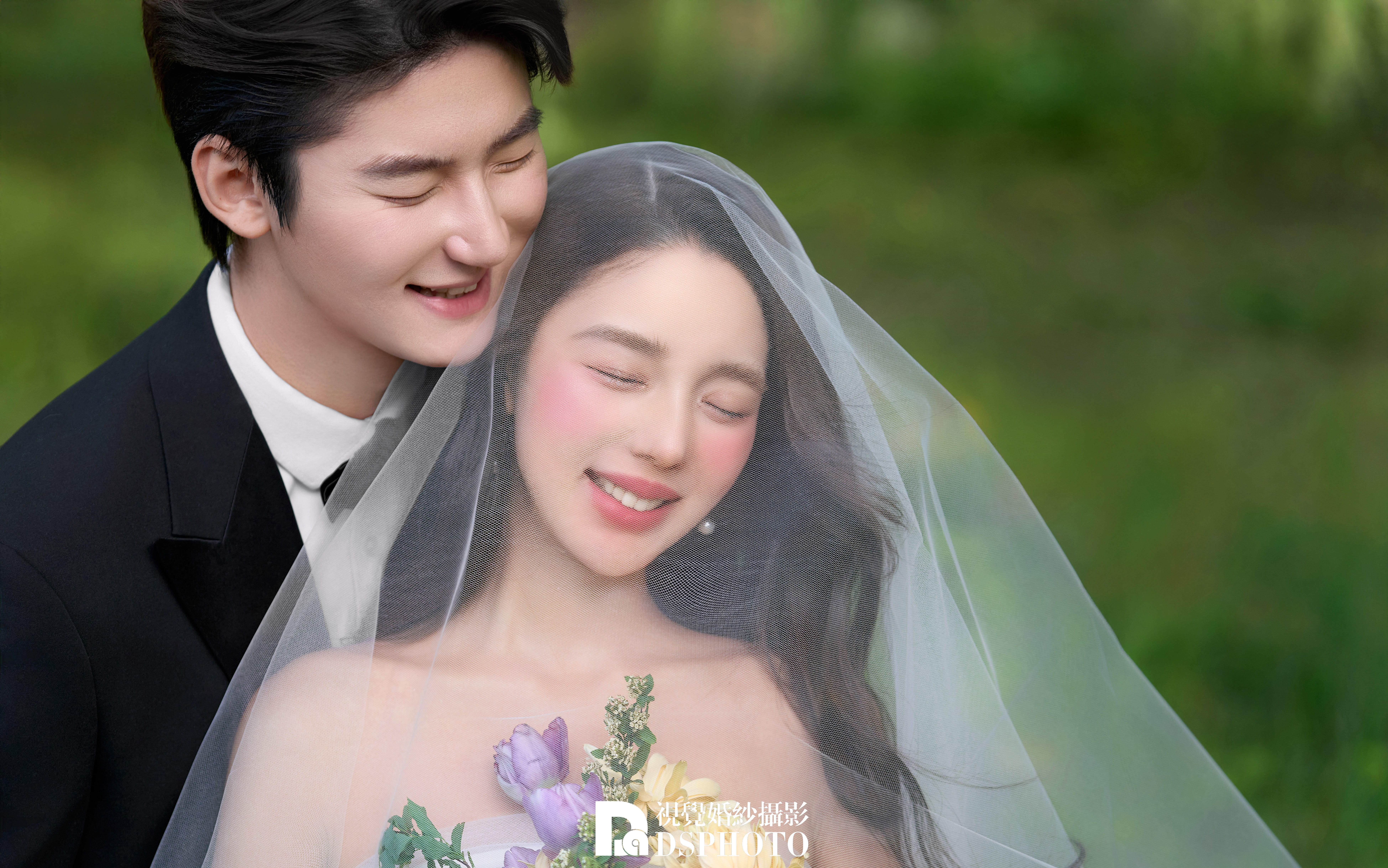 【D视觉摄影】森系婚纱照 “天菜模板”！