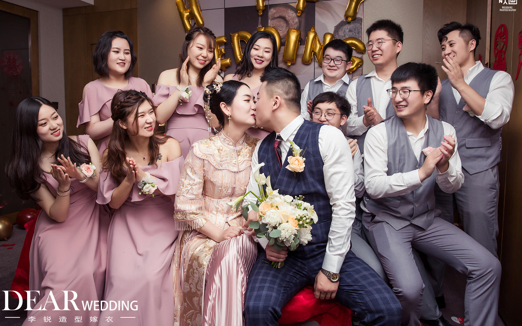 李锐造型嫁衣  新款试妆试纱花絮