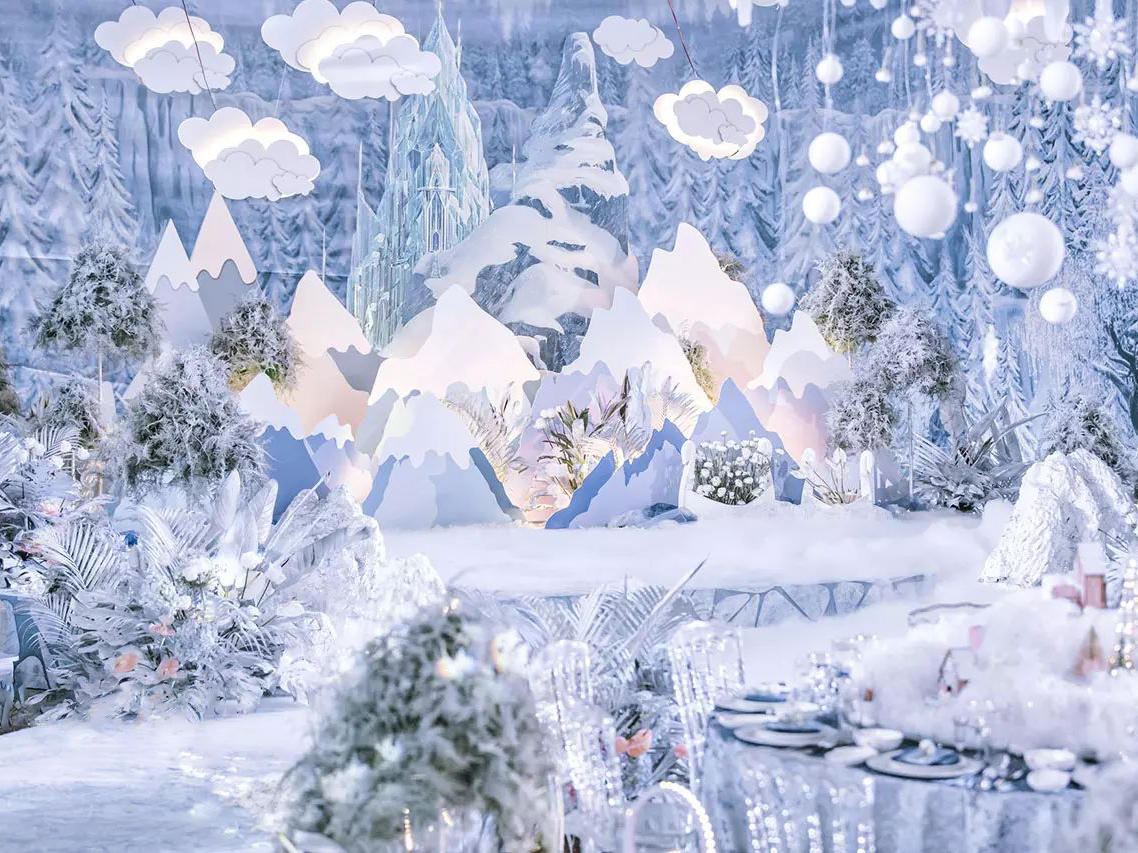 花嫁花婿一站式宝宝宴布置套餐