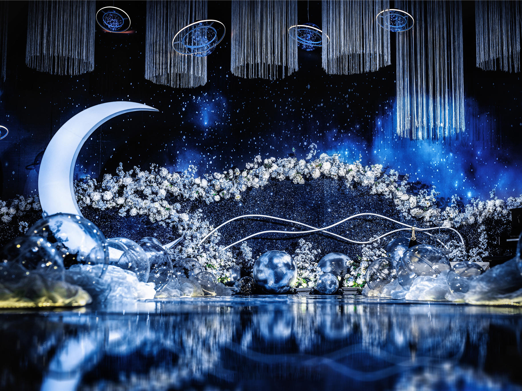 【鹿秘婚享】蓝色星空系婚礼/大气深邃/浪漫精致