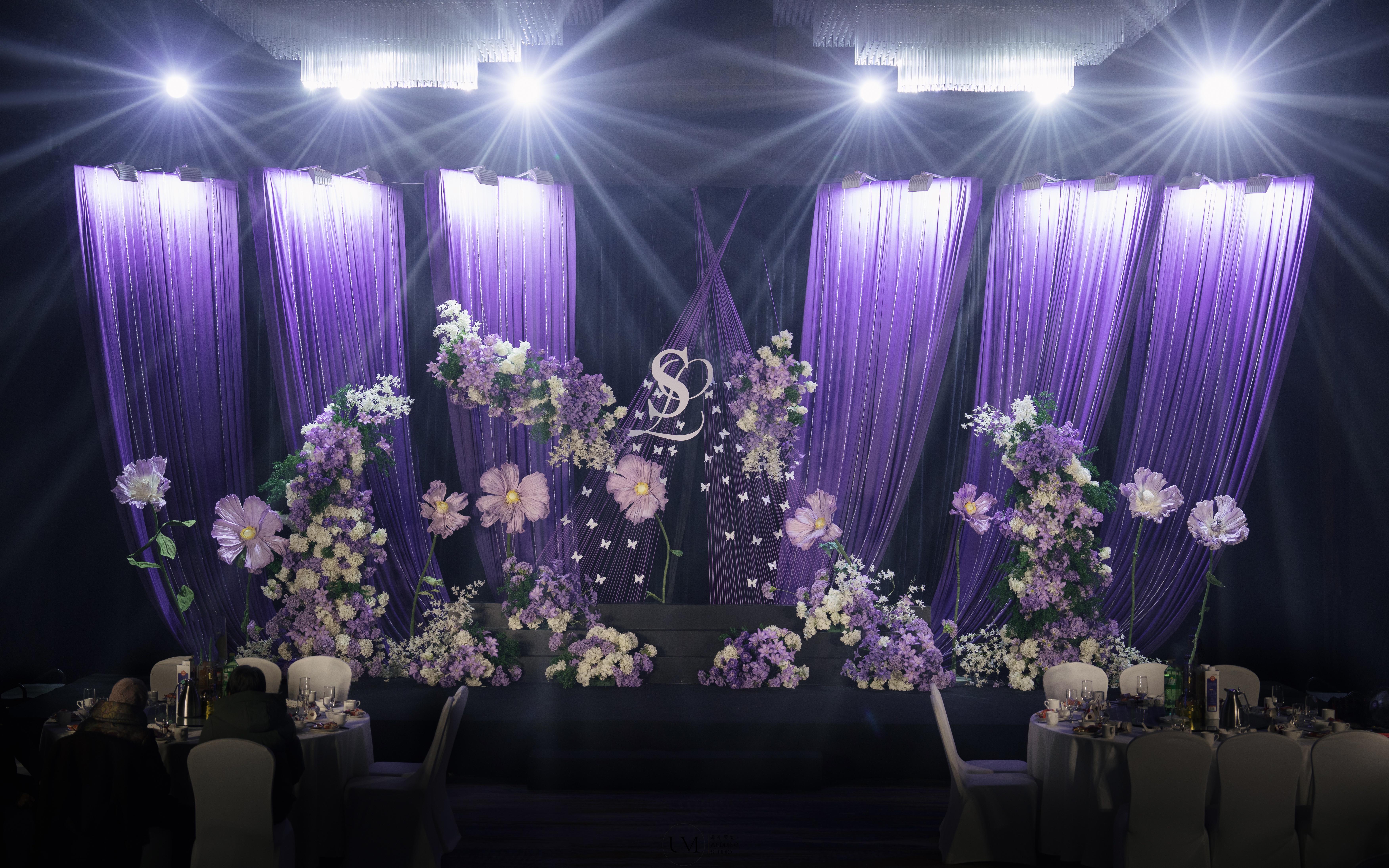 【UM婚禮】灃東希爾頓逸林酒店 紫色韓式