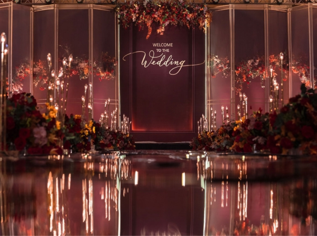 【本茉婚礼定制】19年大热/红撞色设计/现代简约