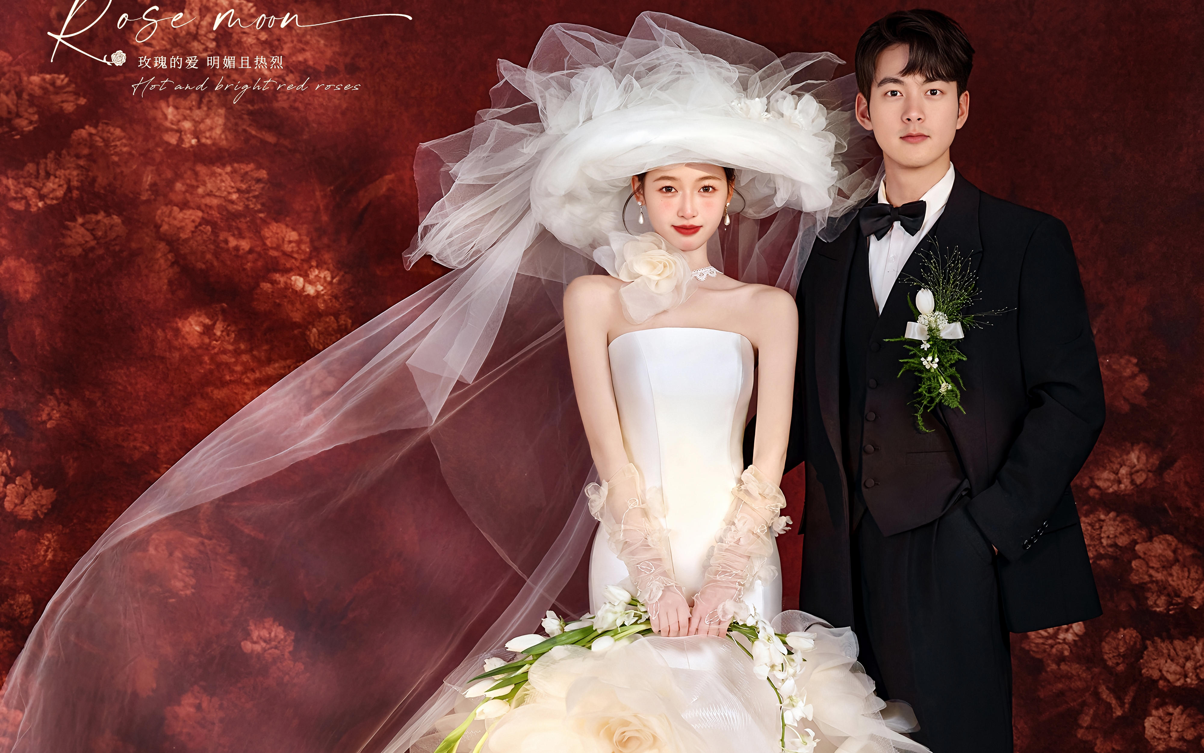 法式復(fù)古婚紗照