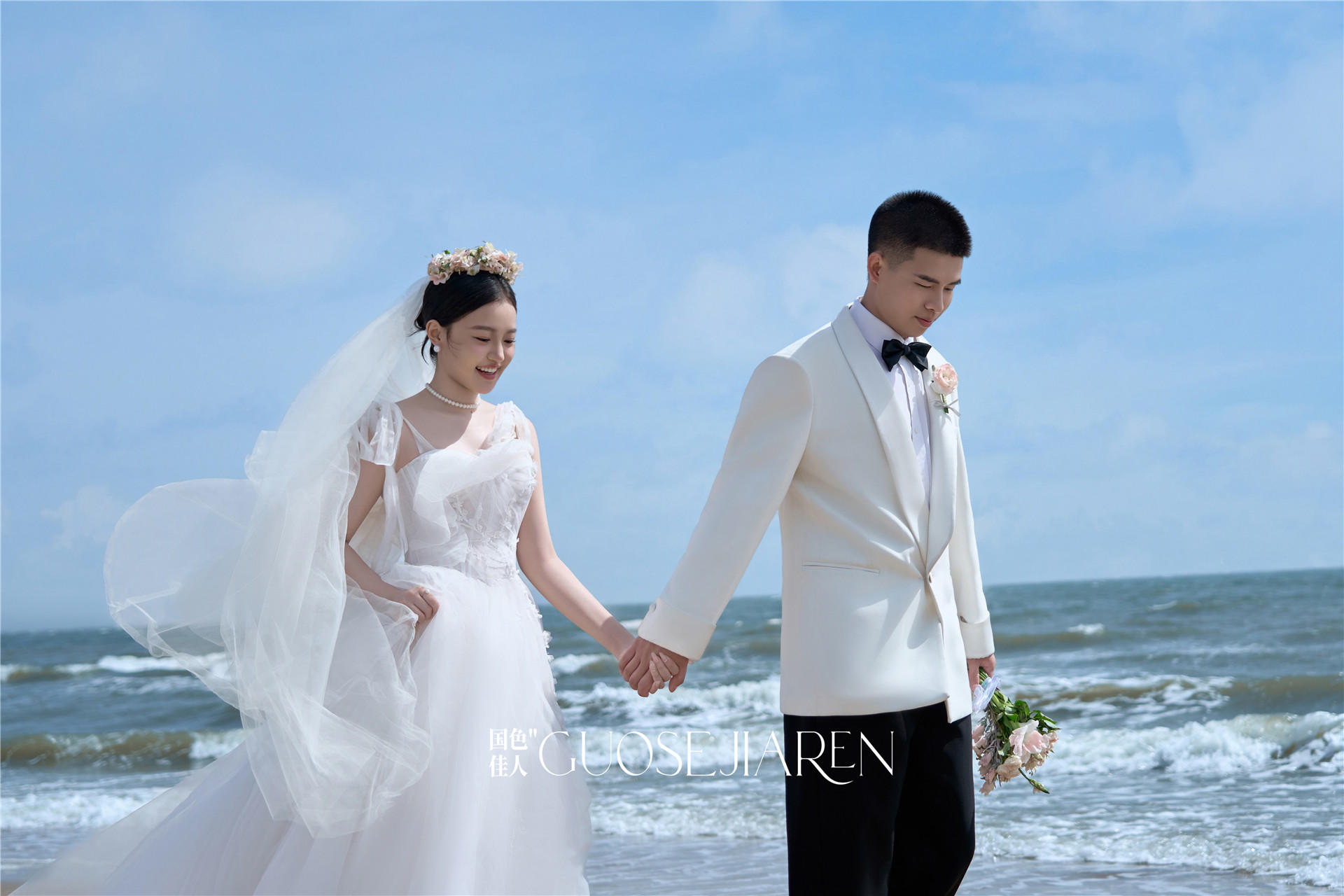 每一張都超甜??瘋狂愛上這套海景婚紗照~