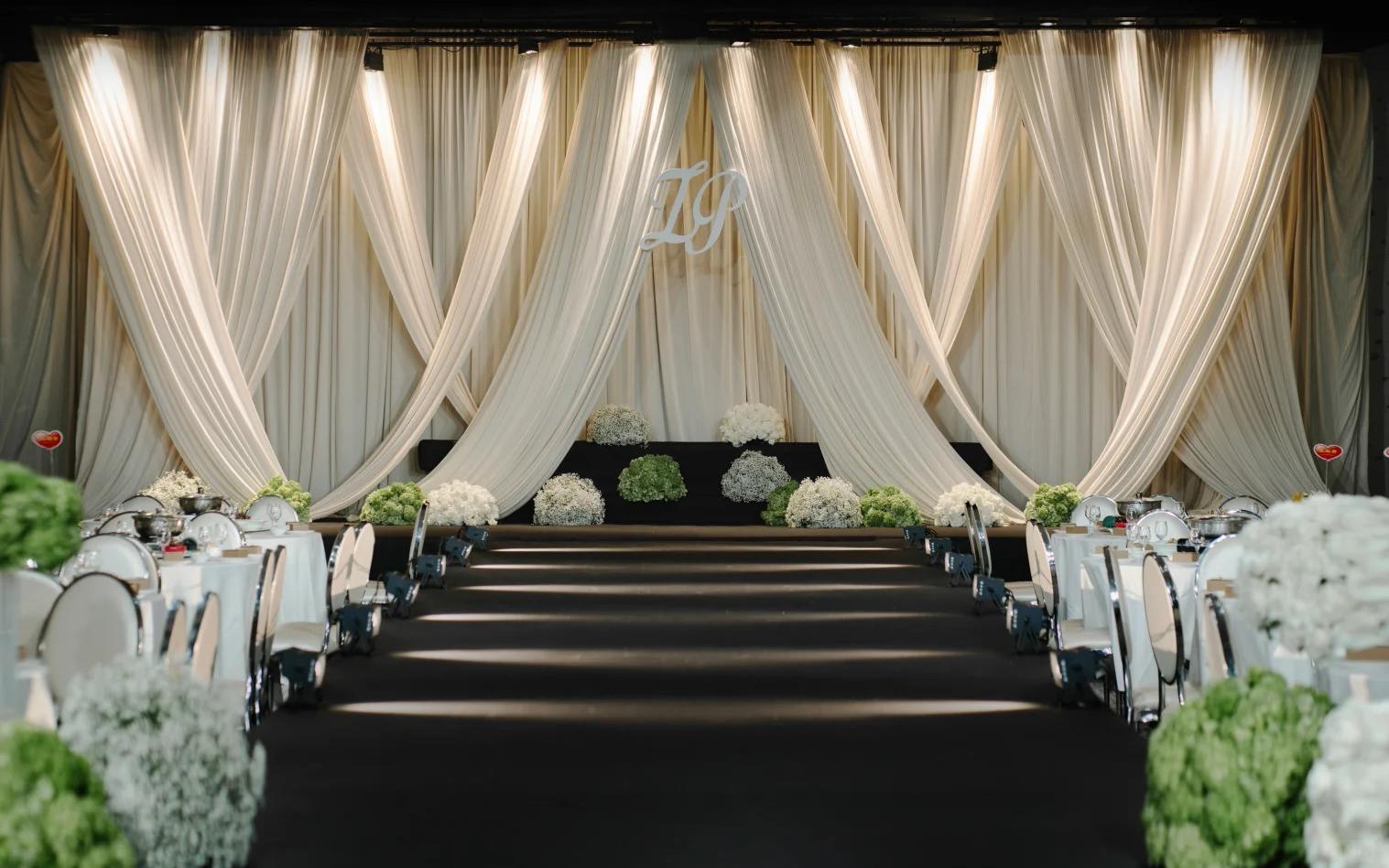 韓式白綠秀場(chǎng)風(fēng)婚禮