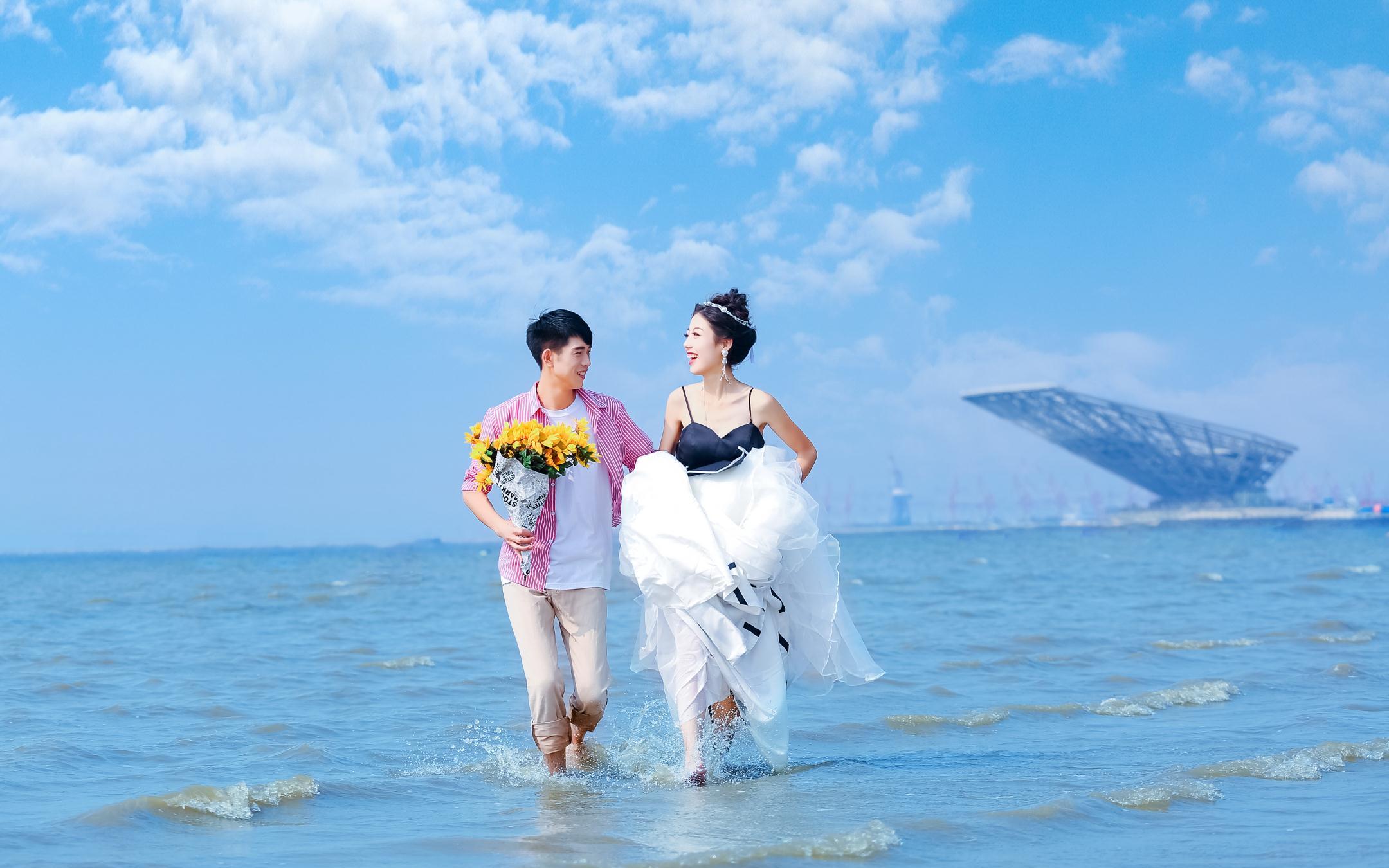 鲅鱼圈海景全部外景不加价底片全送透明消费