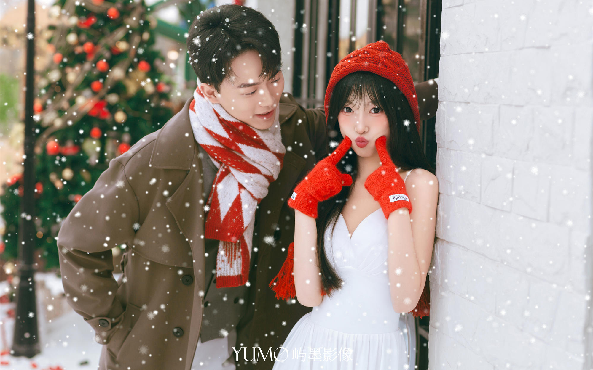 嶼墨影像｜氛圍婚紗照｜譜寫冬日戀歌