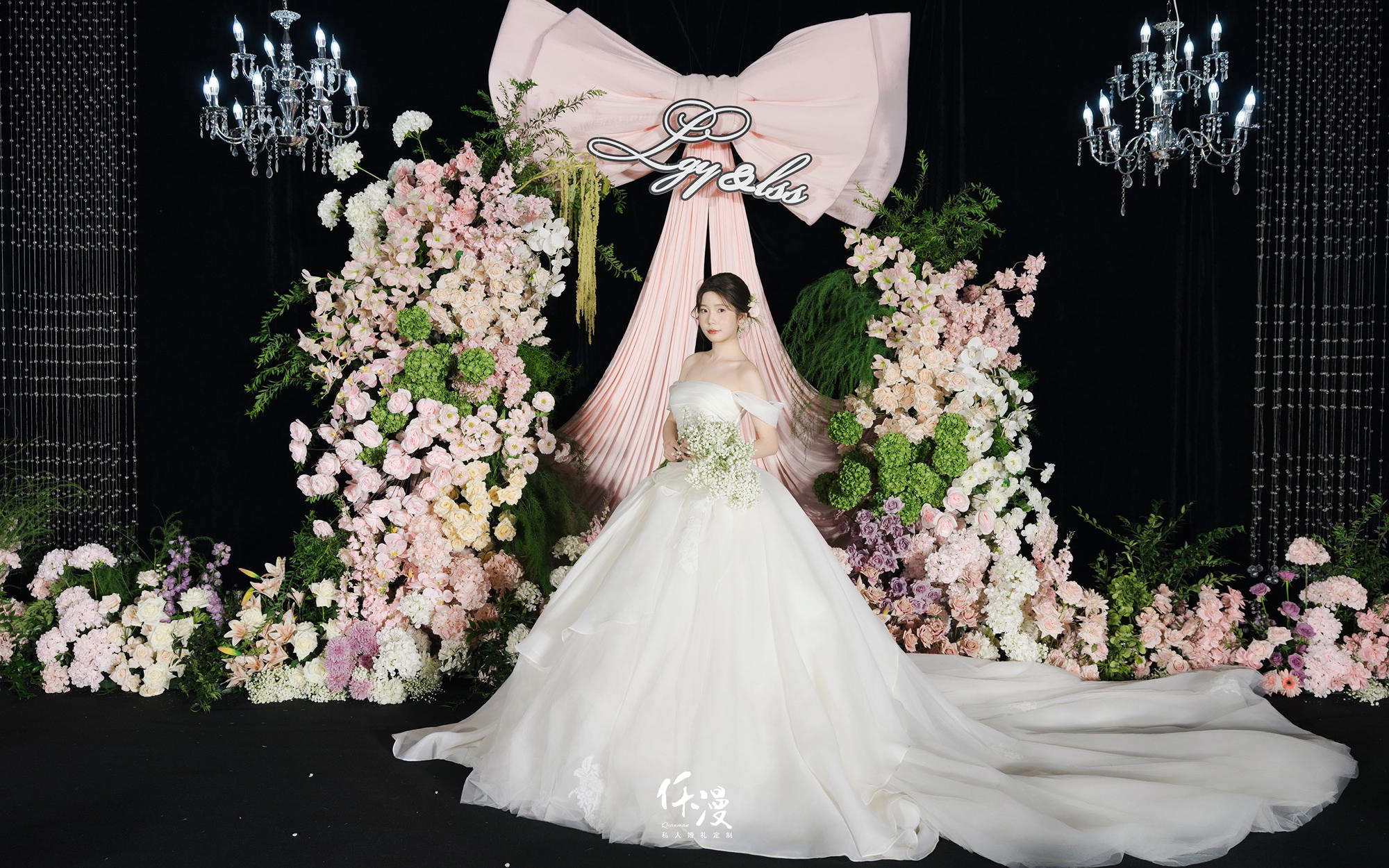 粉色系韩式简约婚礼