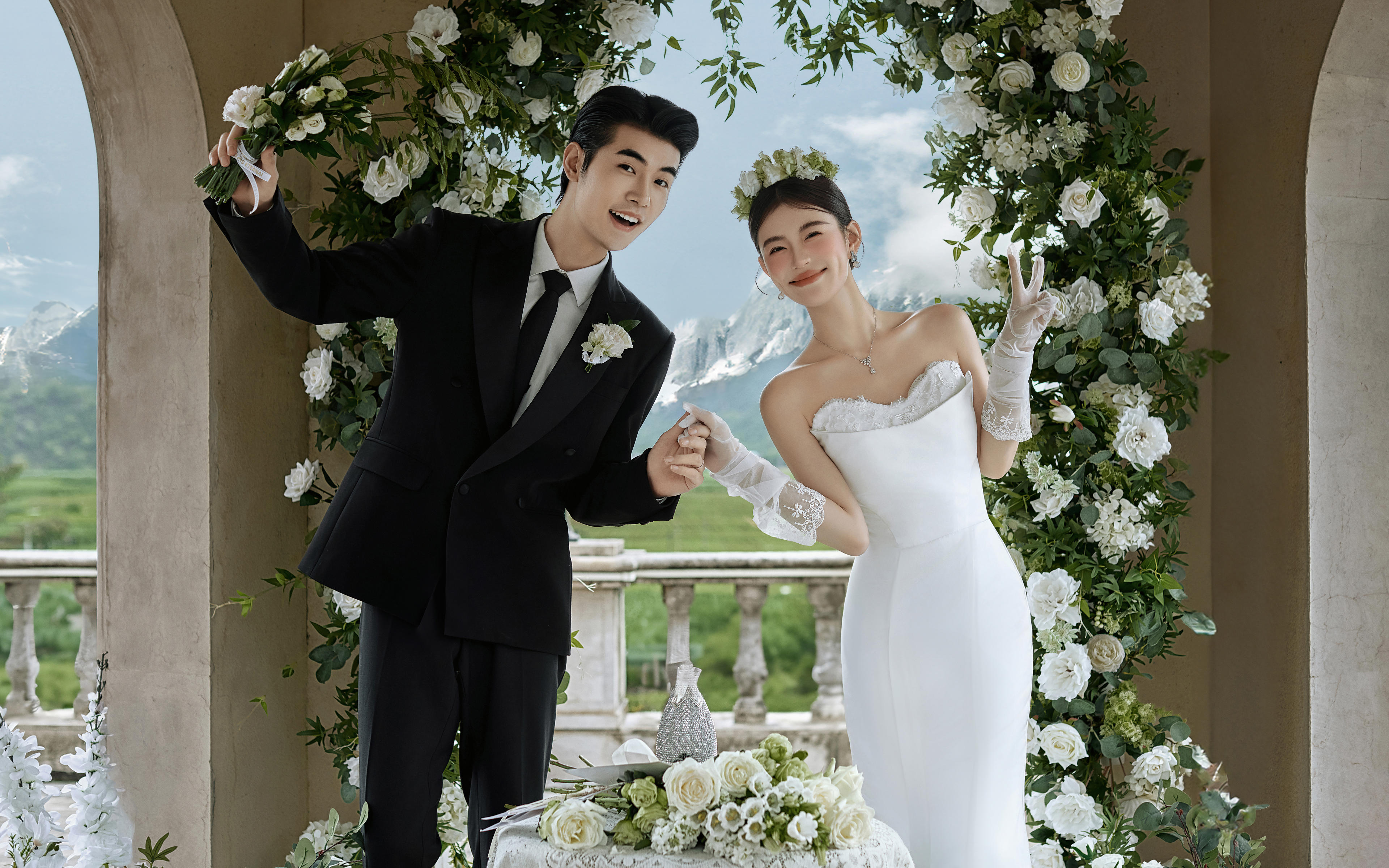 【法式印象】麗江旅拍｜在聽(tīng)花谷私藏一座雪山與花園