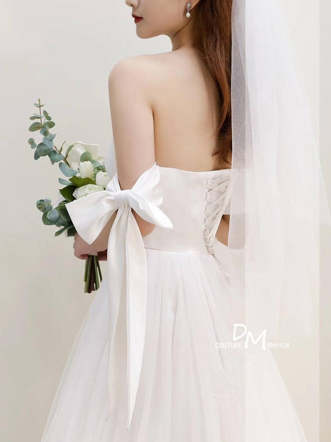 DM婚纱/缎面高定系列/遇见