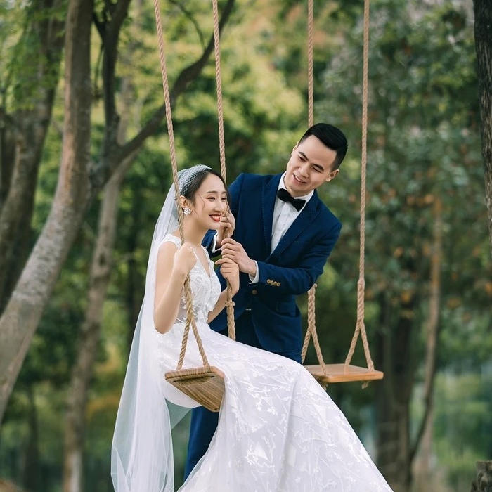 缘定今生婚纱套系 森系主打