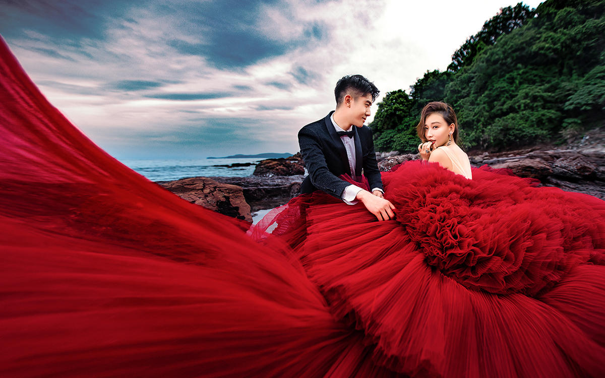 旅拍 ｛浪漫主义｝红色中国风婚纱照