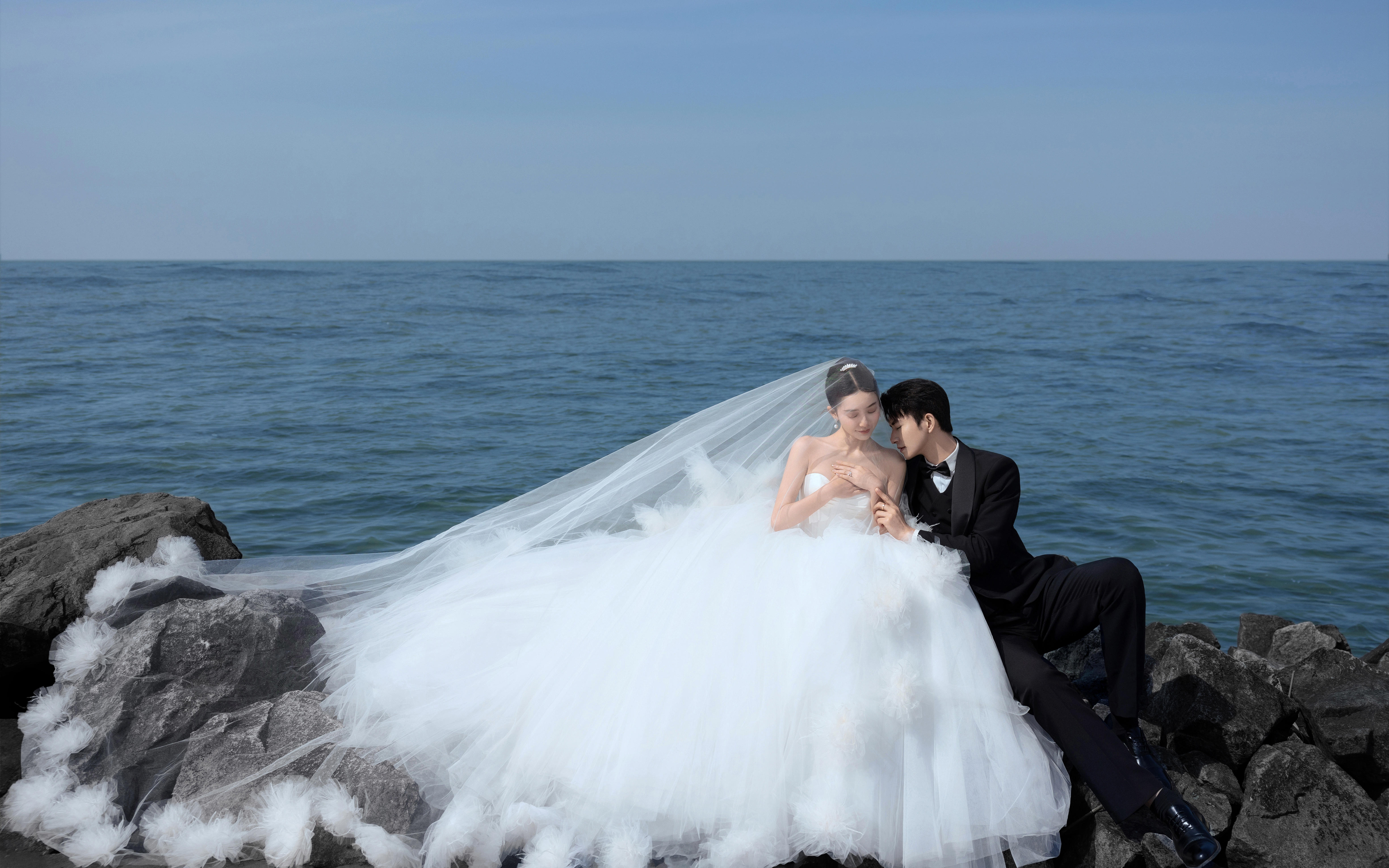 海邊婚紗    
