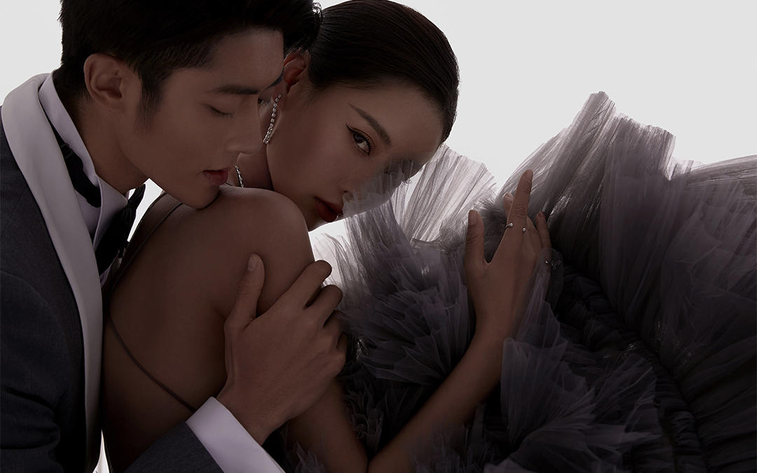 【纯色VOGUE】简约时尚/杂志风内景婚纱照
