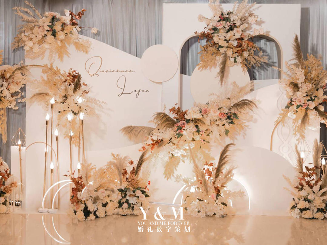 YAM婚礼 | 超高性价比 甜美温馨香槟系婚礼 