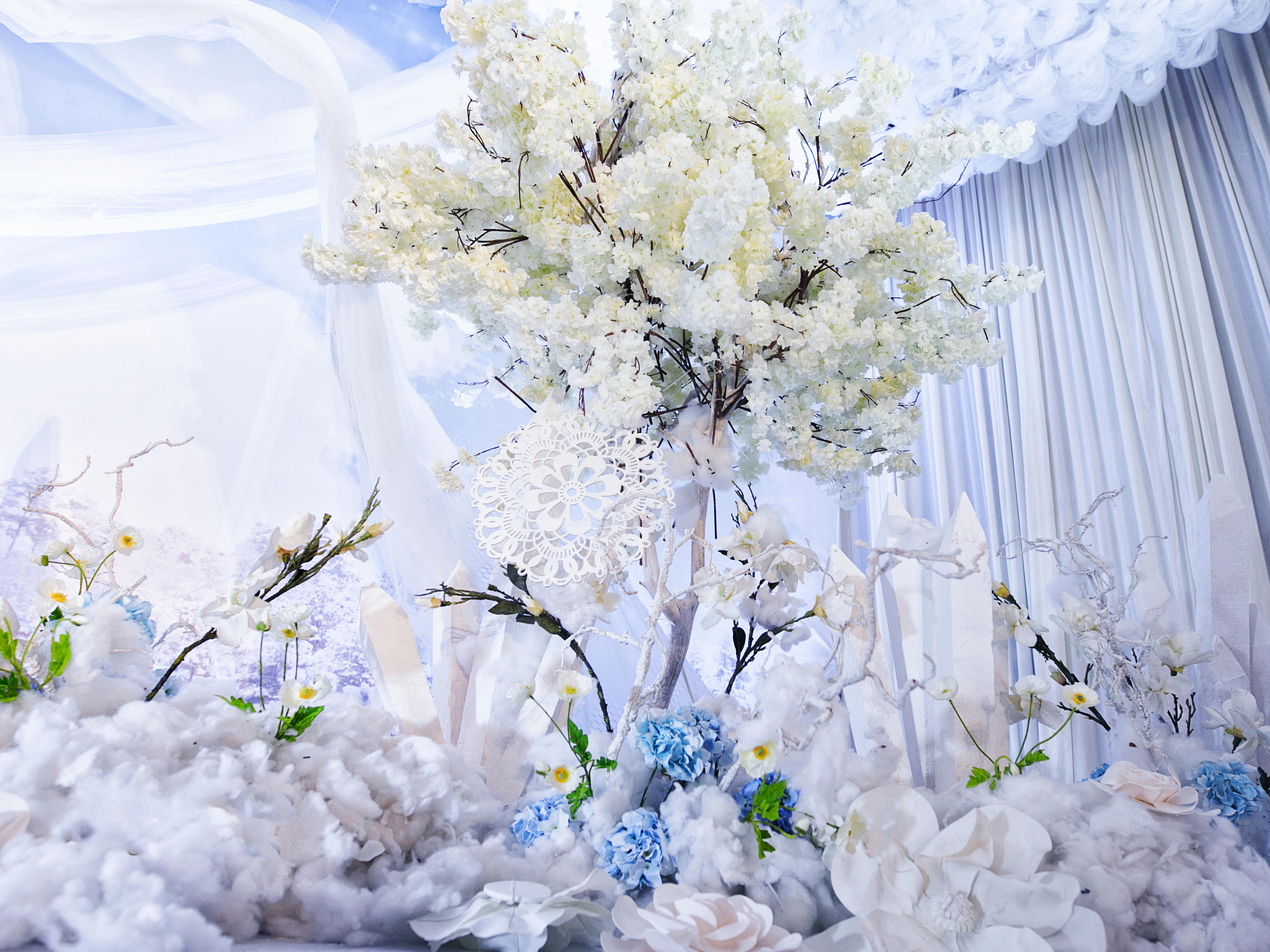 爱的真谛【蓝白色主题婚礼】内含司仪摄像摄影跟妆