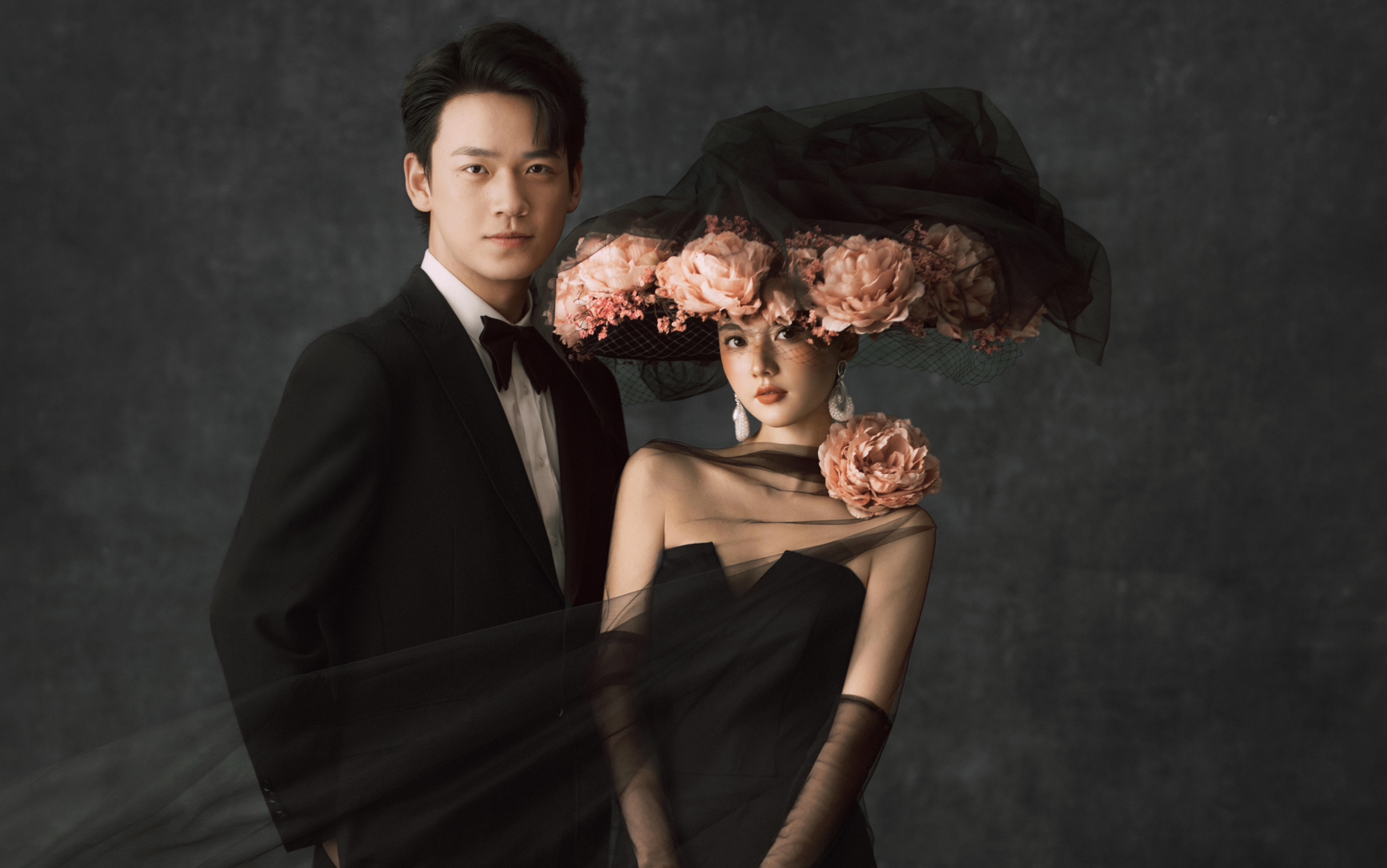 黑裙婚紗照｜高級(jí)感溢出屏幕的暗黑浪漫