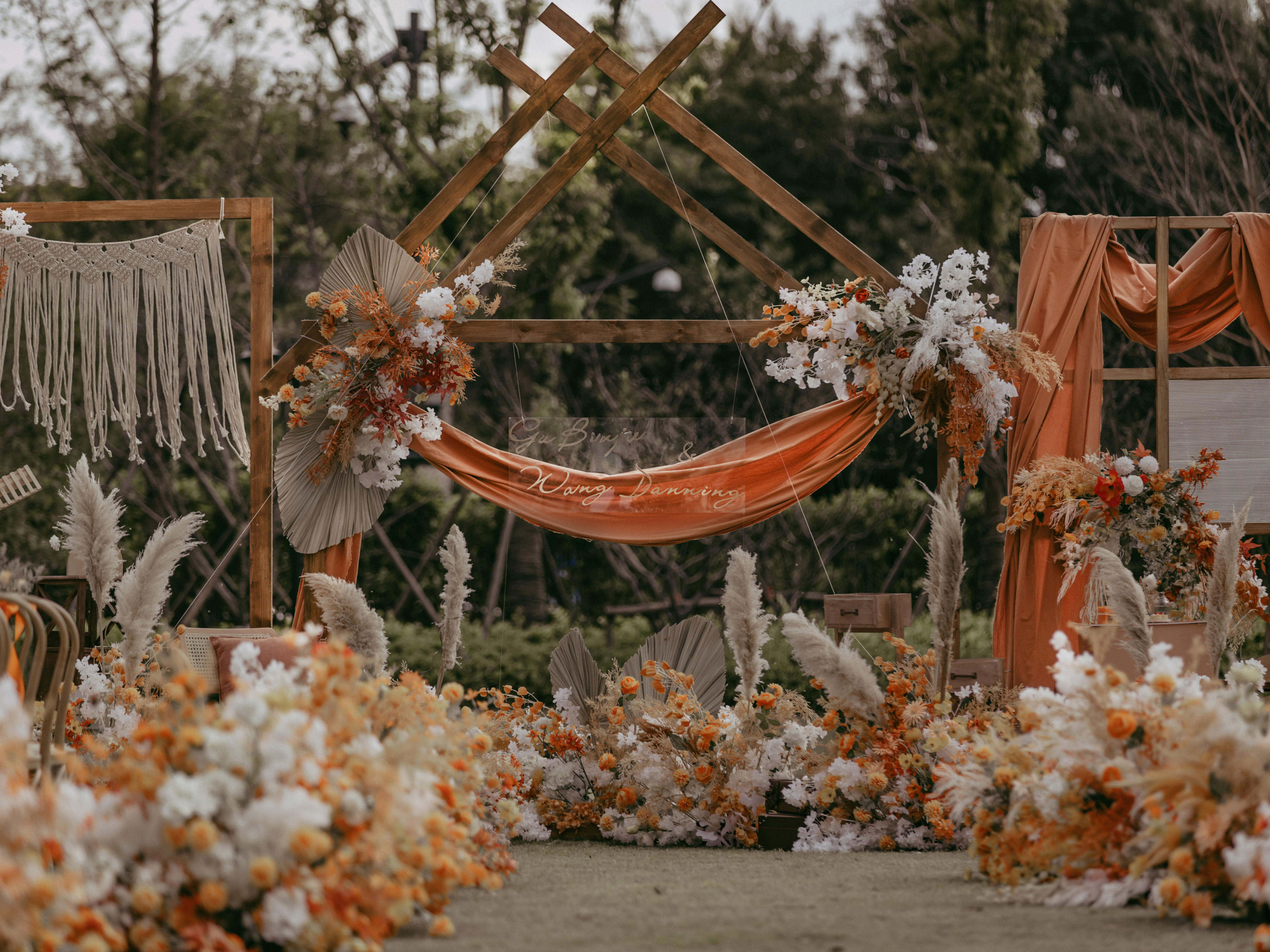 秋色户外婚礼《有你的时光》