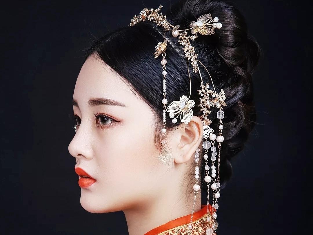 高级档全程跟妆3造型唯美简约妆容