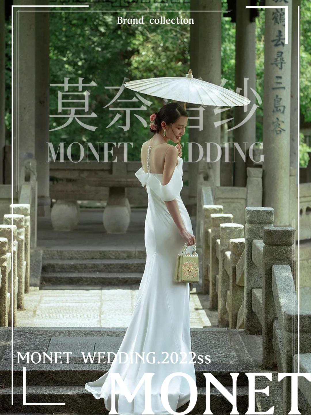复古高级优雅鱼尾主婚纱