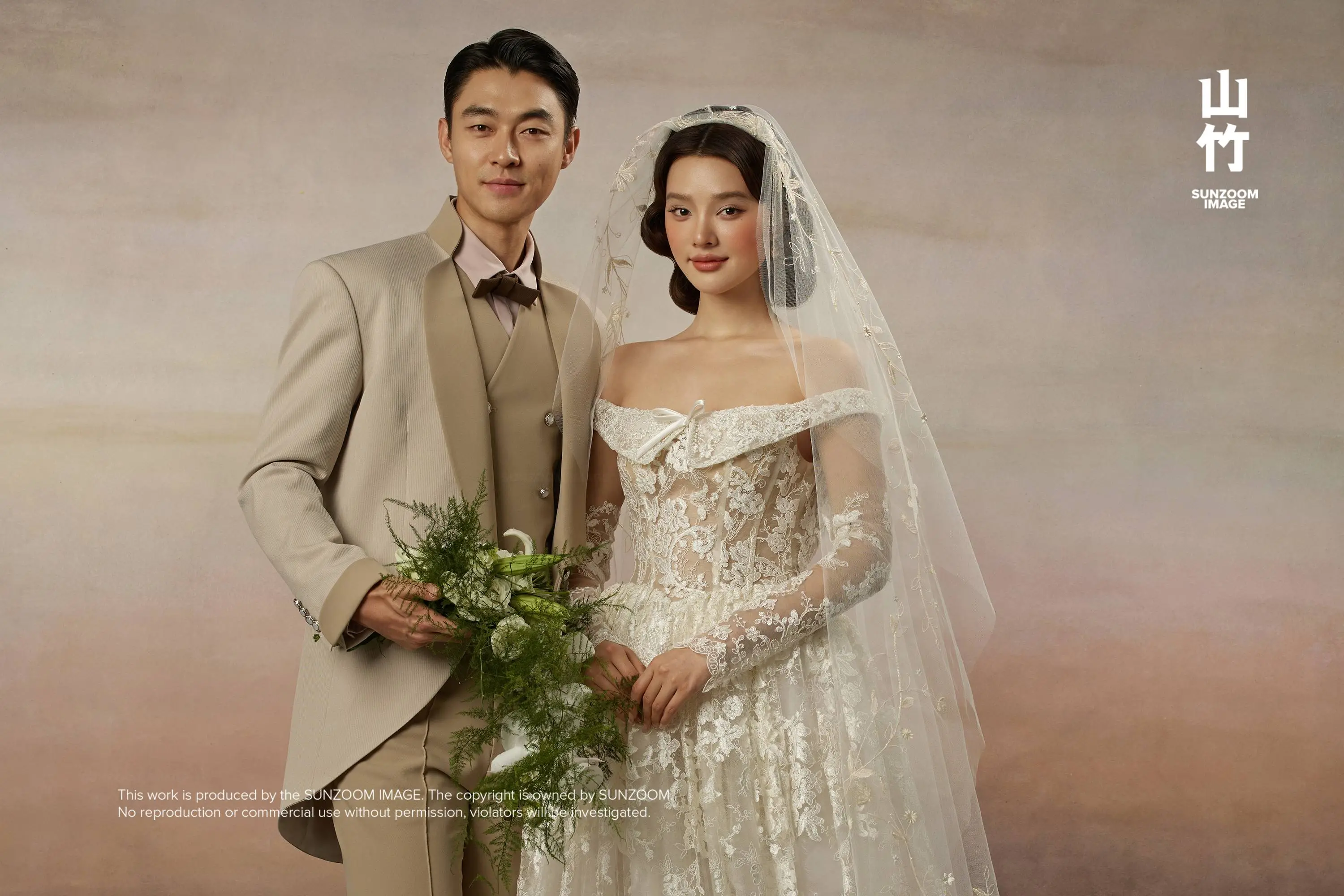 火爆全网·高级感油画婚纱照