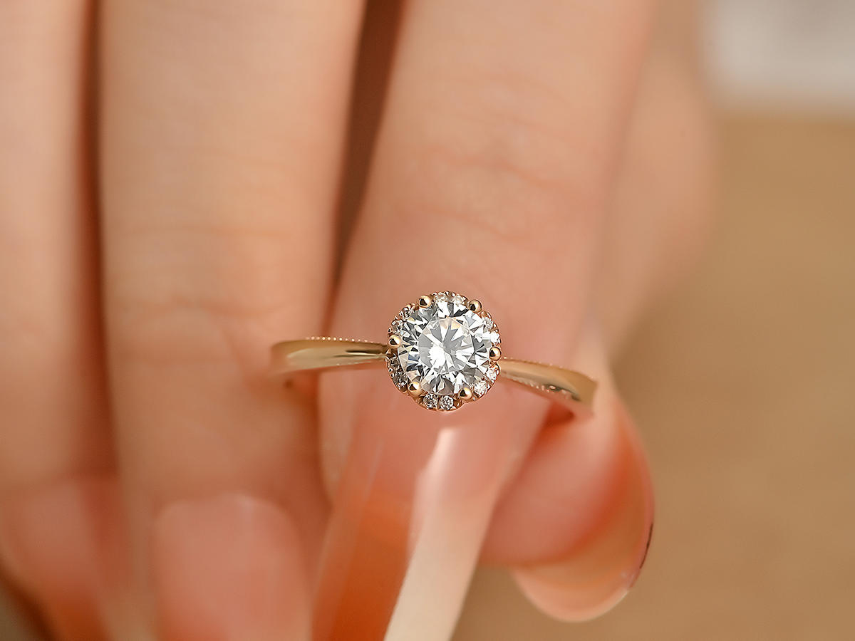 狐狸的夏天珠宝「朝暮」设计款新款结婚钻戒