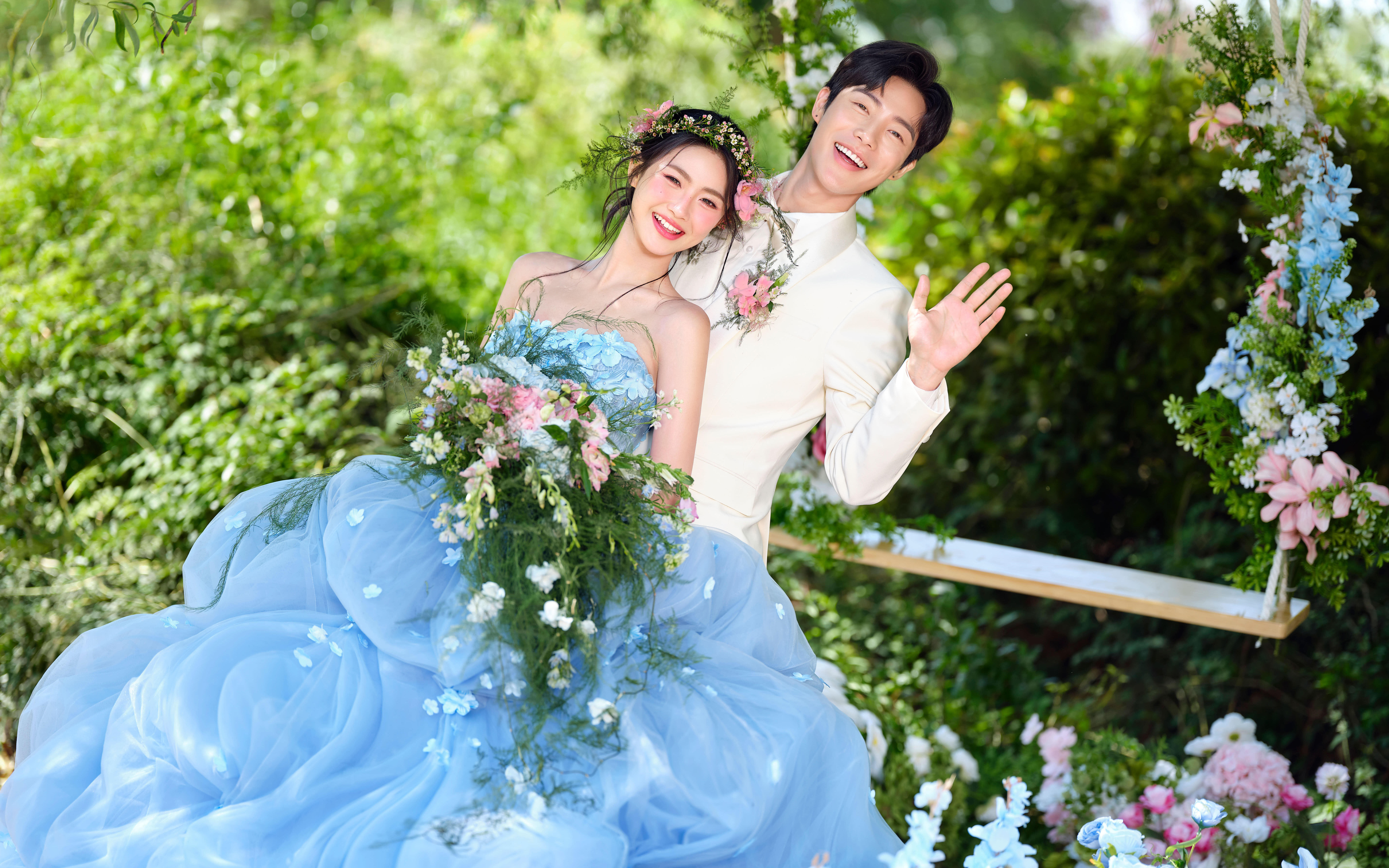 【被問爆的莫奈藍(lán)花?！? style=