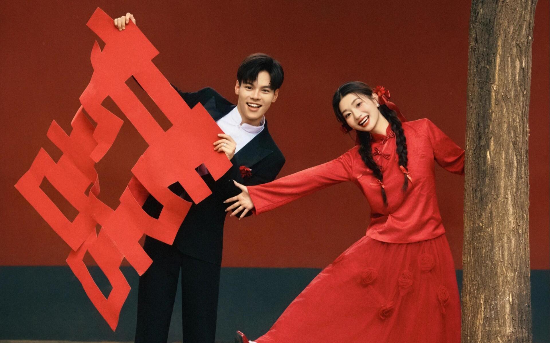 中式外景婚紗照