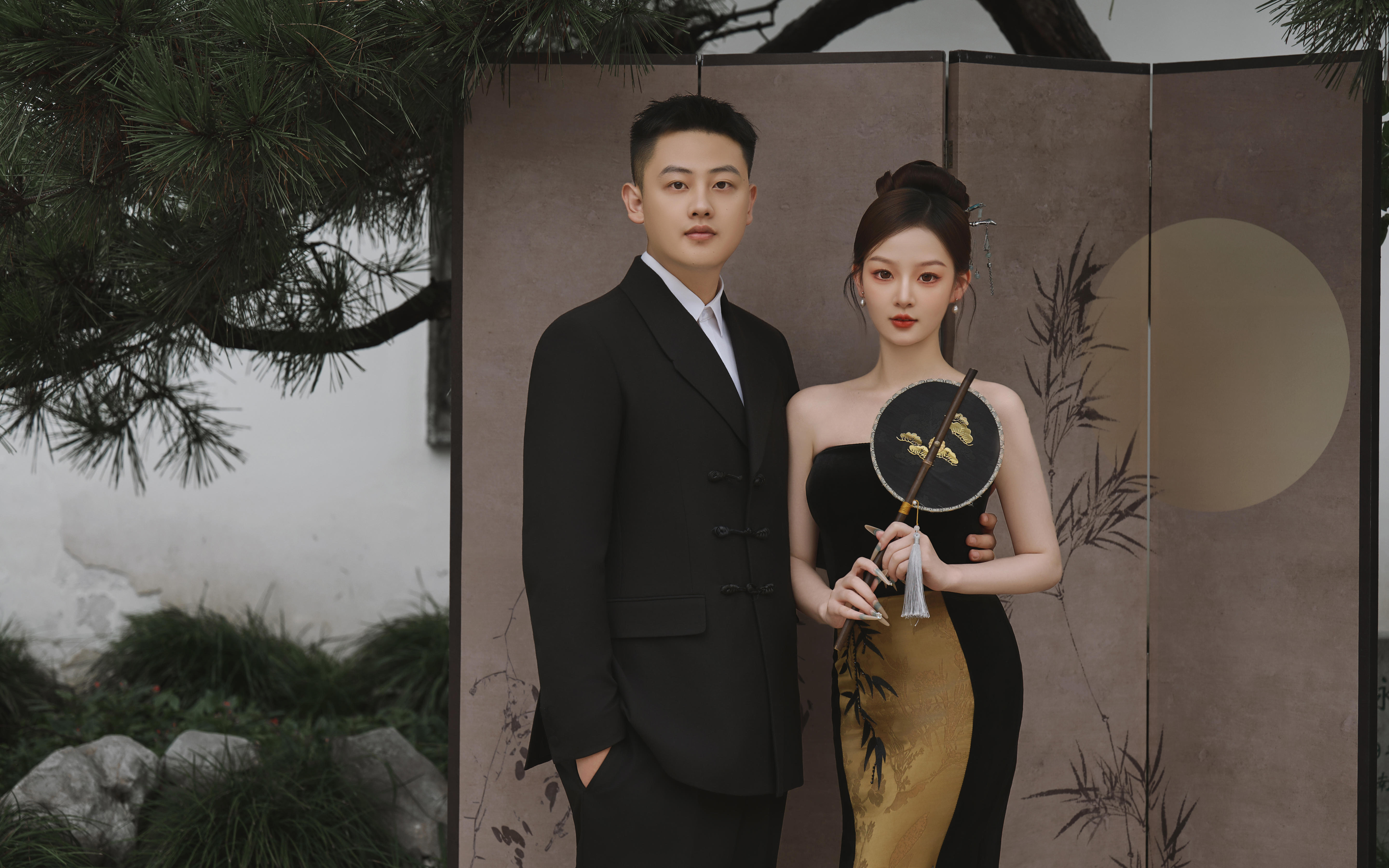 客片！歲月沉淀的詩意??新中式婚紗照美到失語