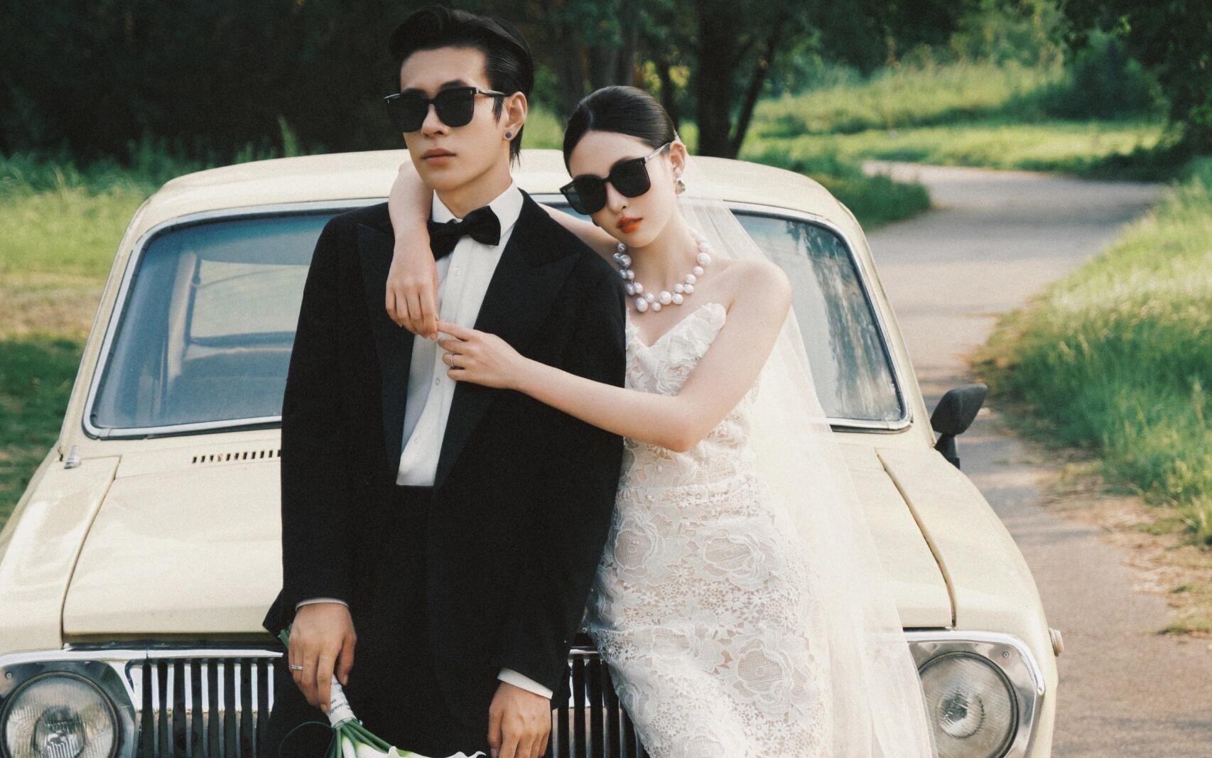 超有feel的复古婚纱照｜定格永恒浪漫