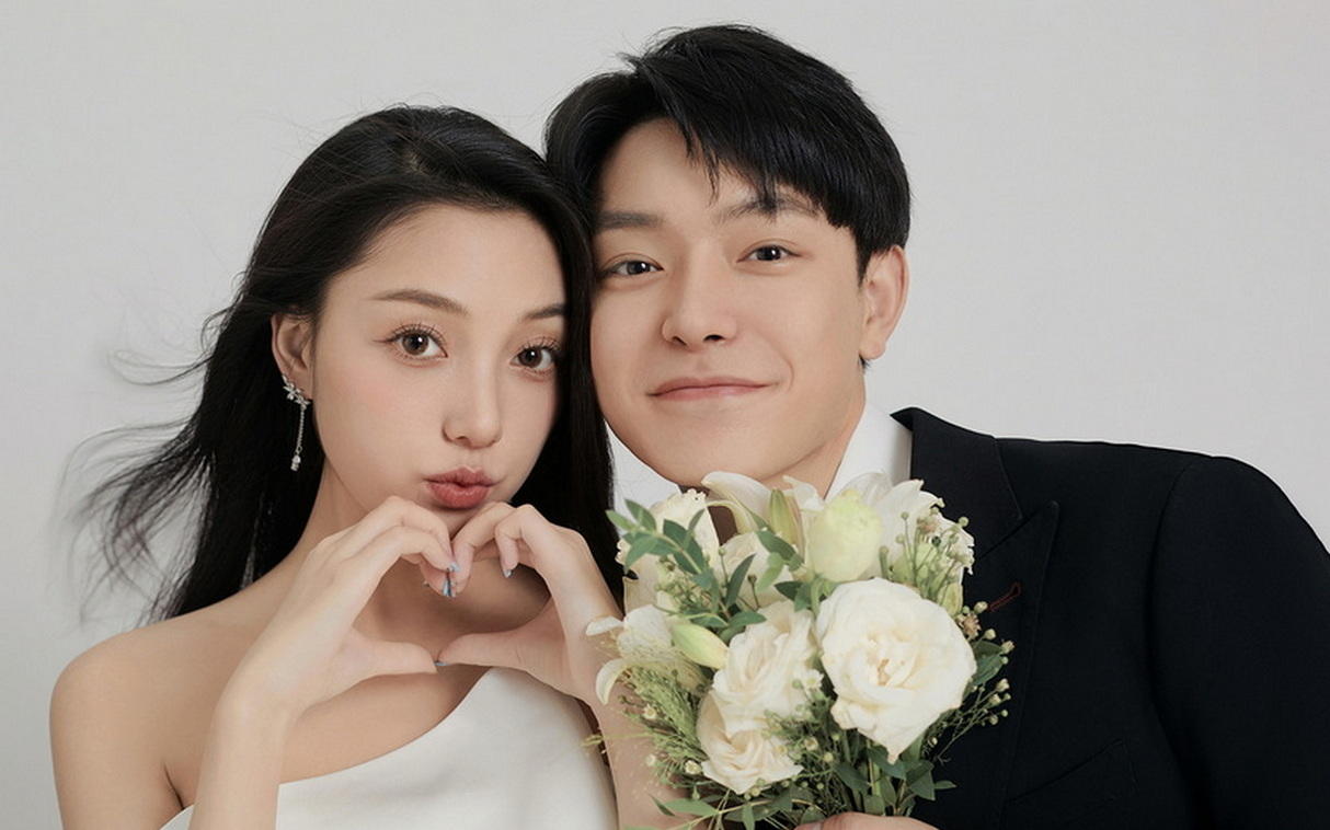 🍬00后甜妹超爱的韩式极简婚纱照含糖量200%