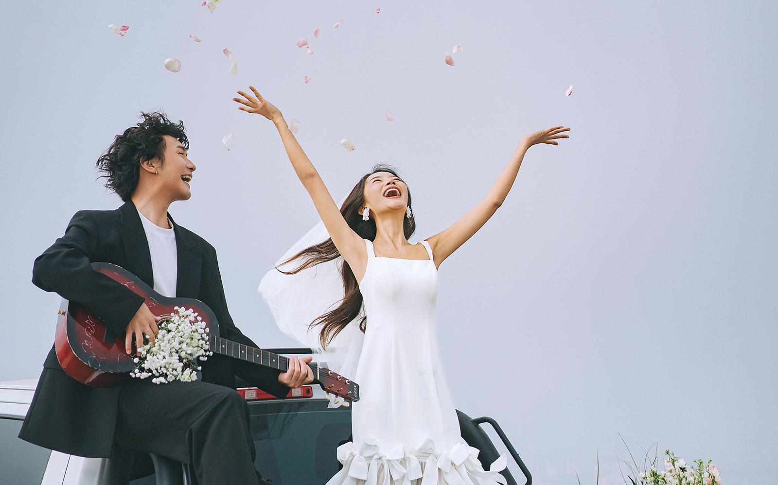  【岚卡映像】自由感生命力山顶婚纱照