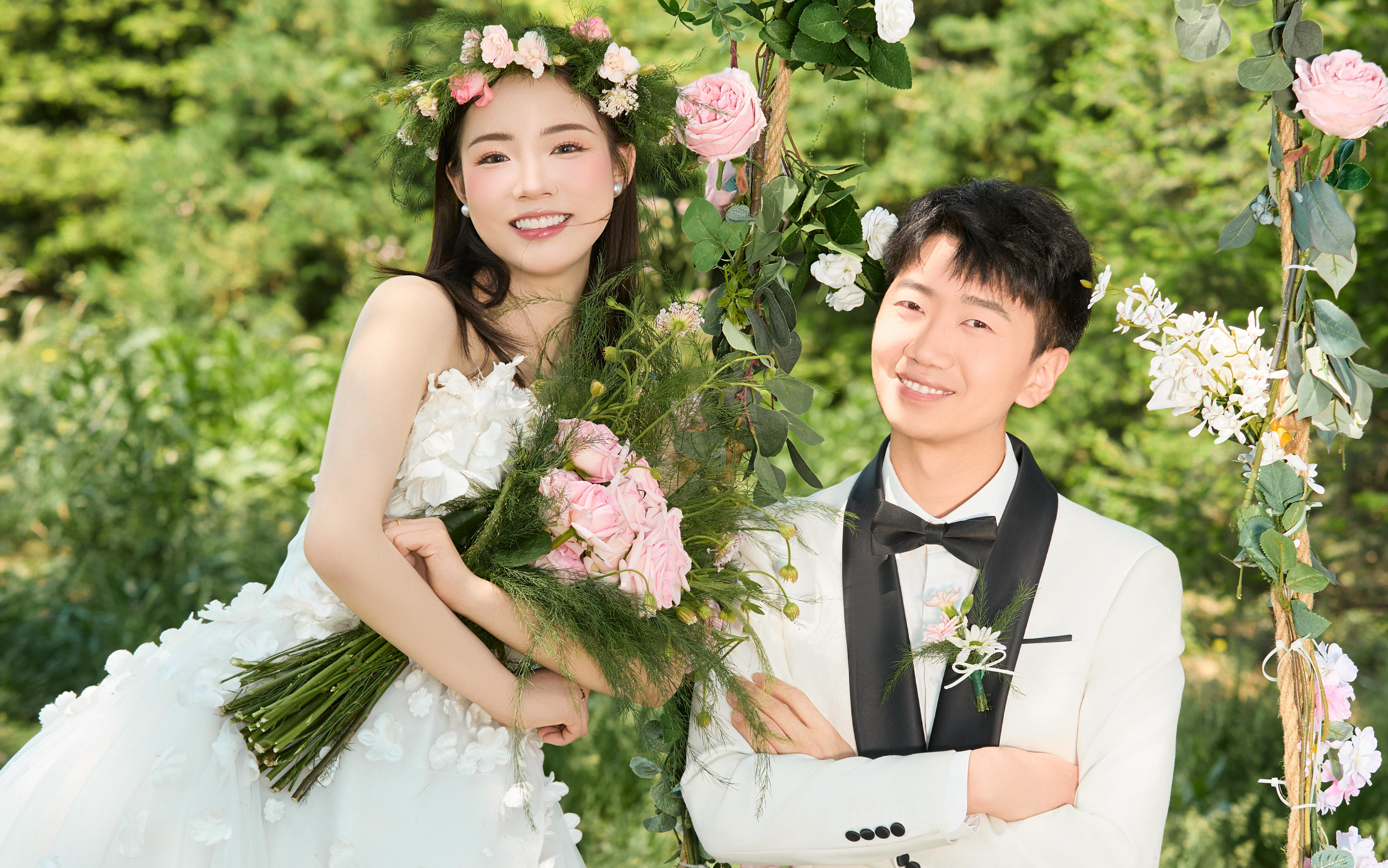 一整个美住✨小清新森系婚纱照真的太戳我了
