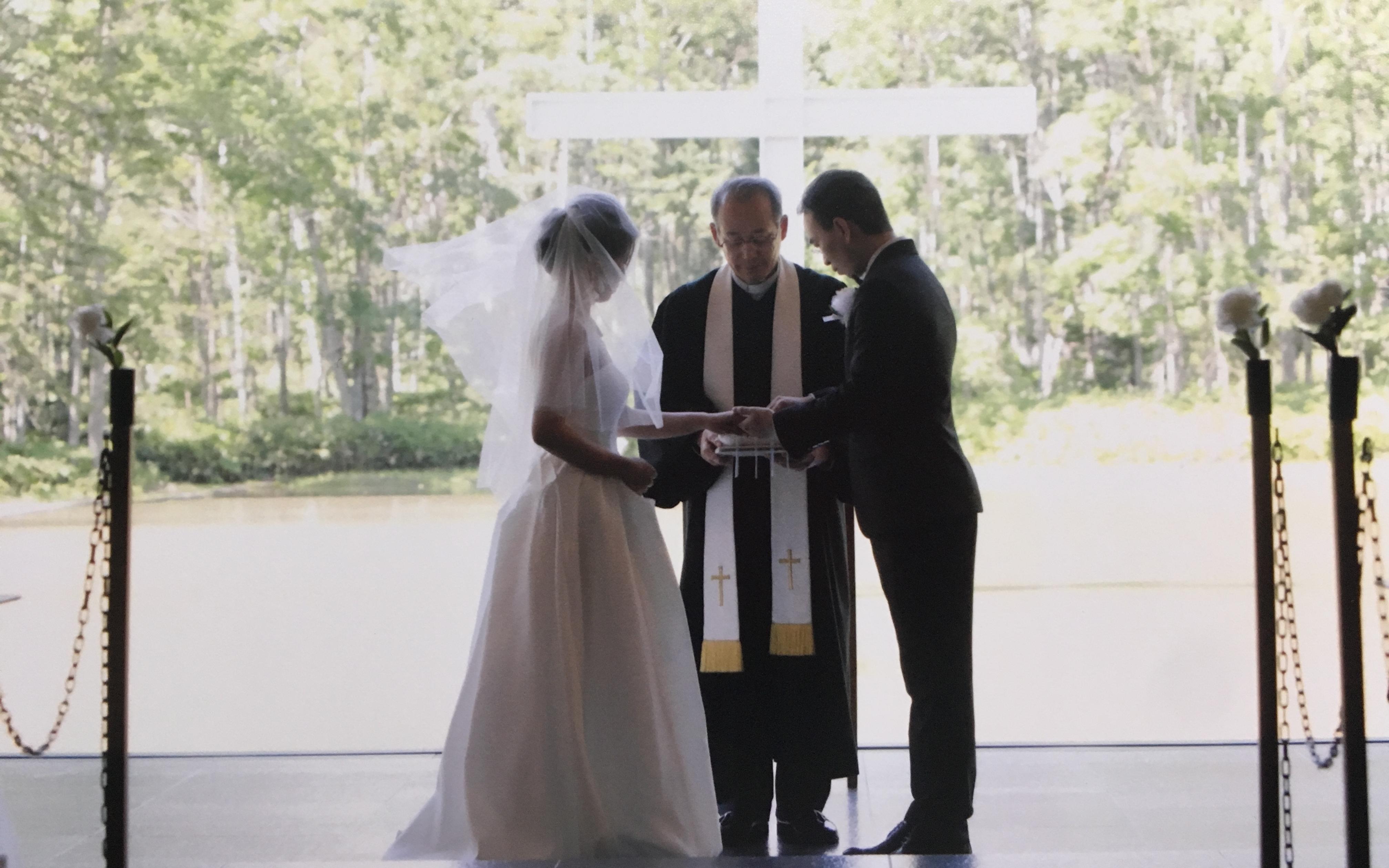 日本星野水之教堂纯一婚礼