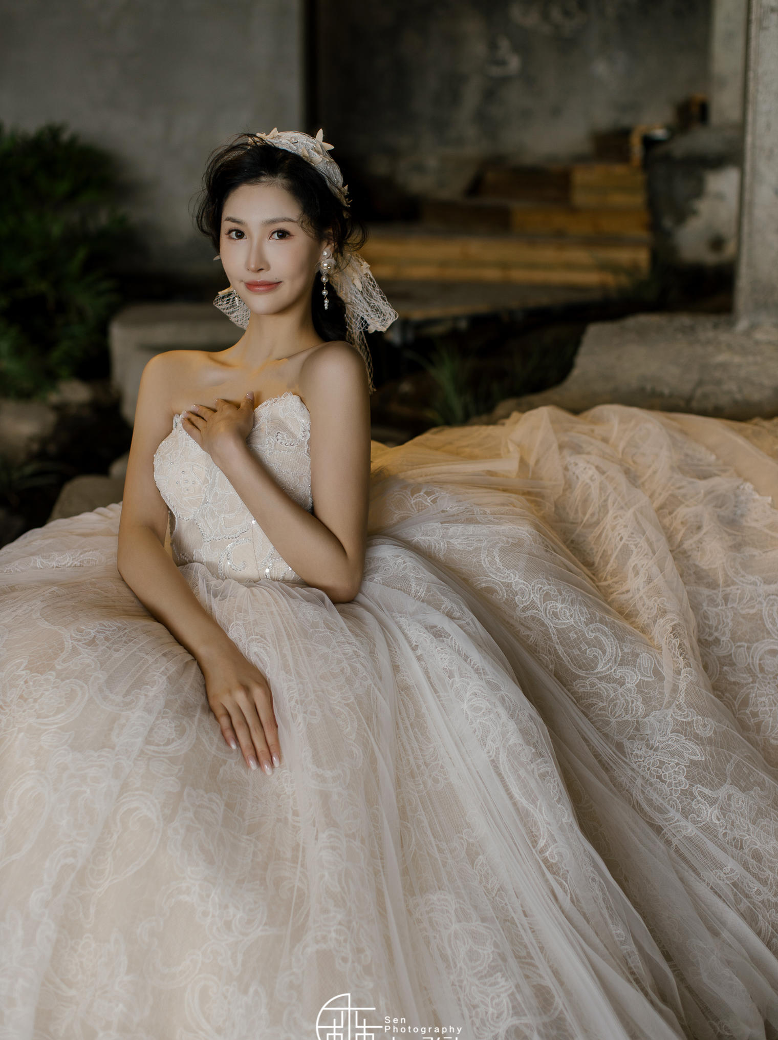 【与卿婚纱】轻复古婚纱