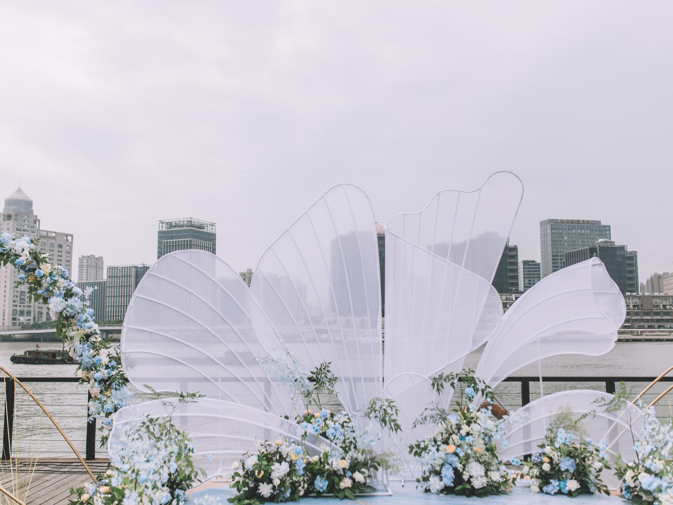 【游艇会】唯美定制主题婚礼/简约时尚/黄埔江边