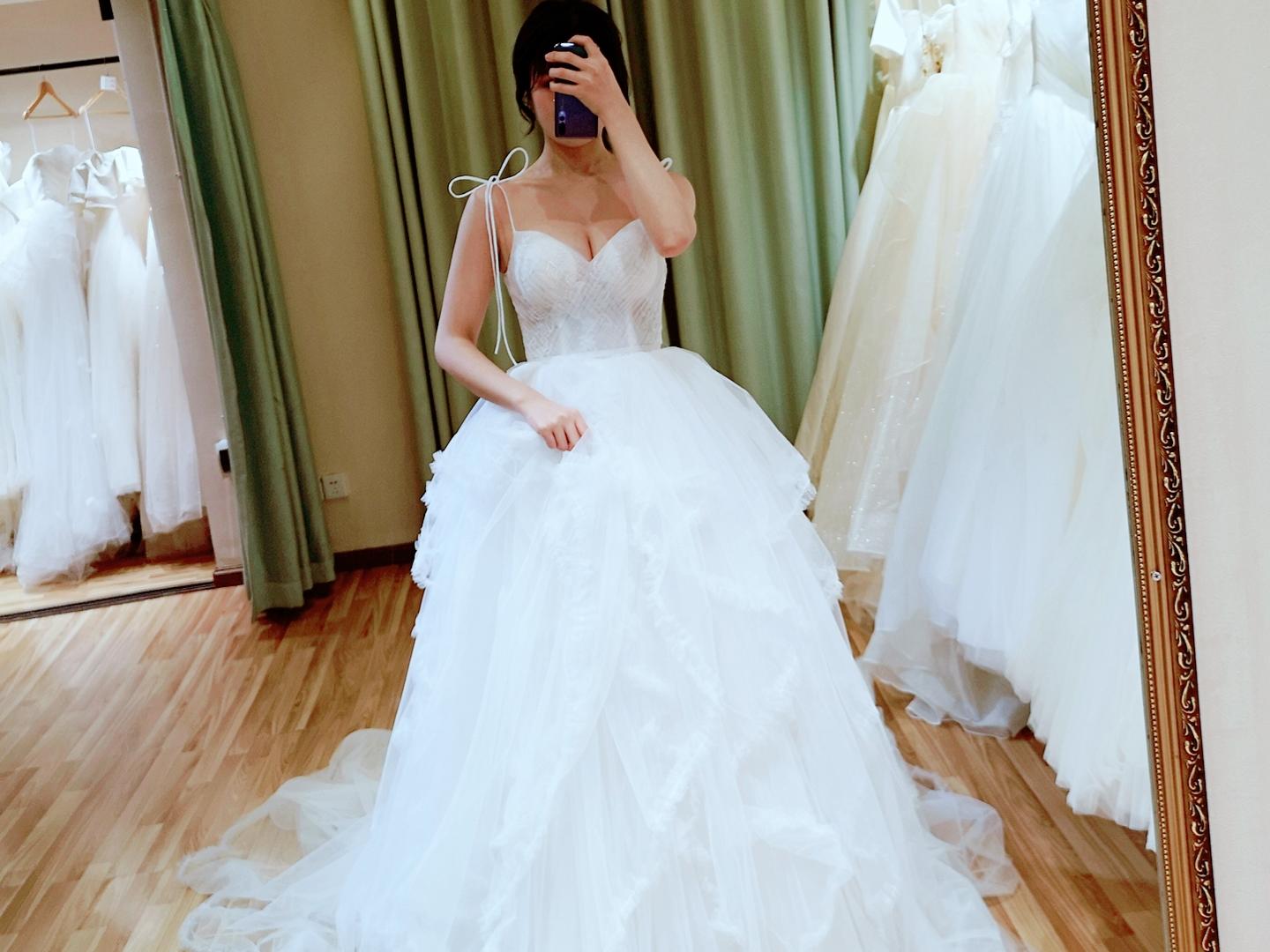 2019出门纱 齐地纱 小拖尾 系列