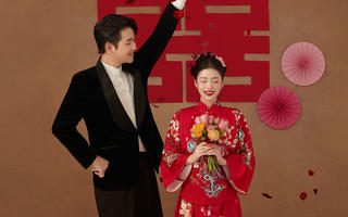 期待已久的新中式喜嫁婚纱照🔥