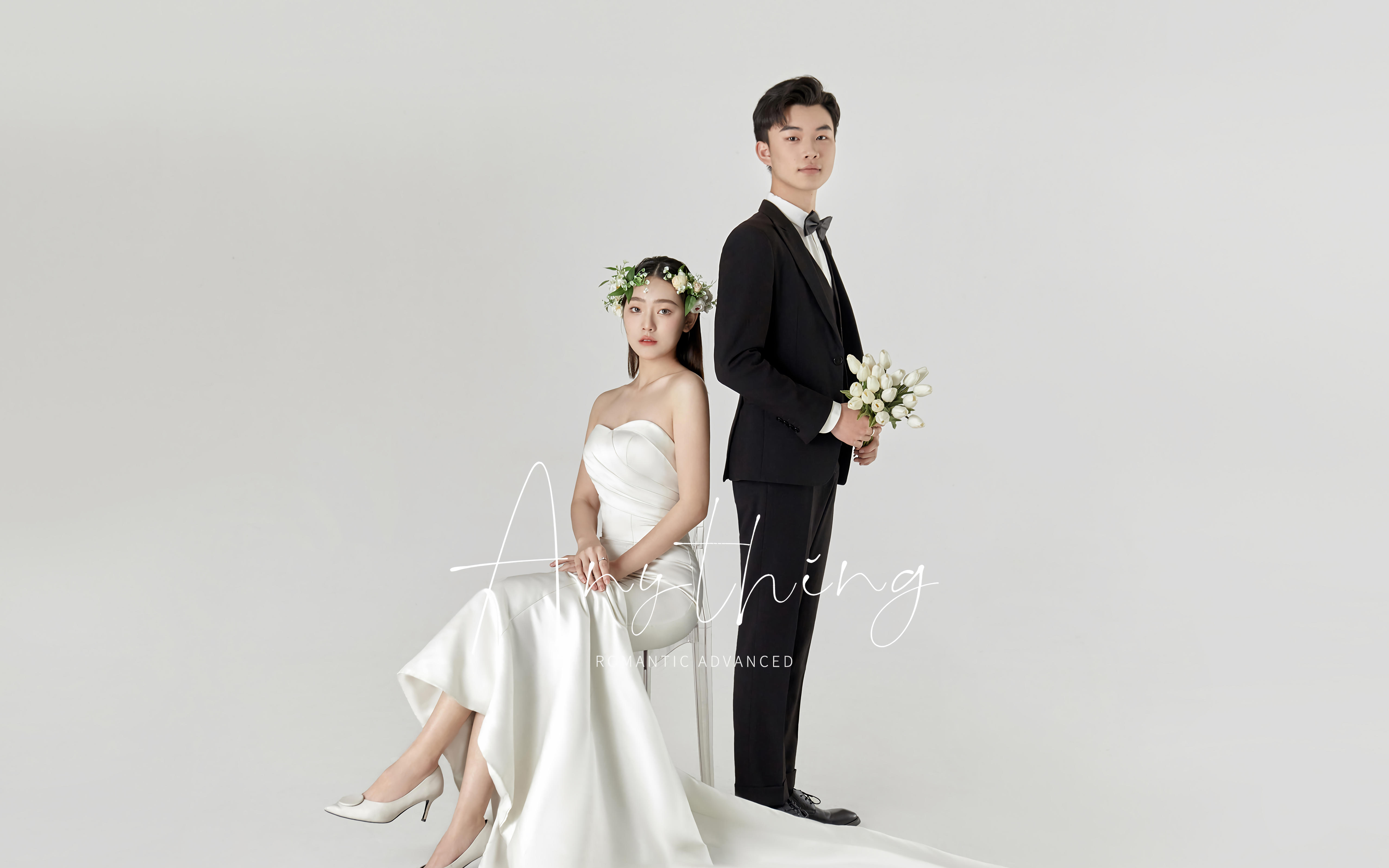 【施华洛摄影】自带温柔的花环婚纱照💫