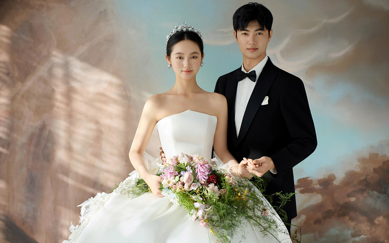 从画里走出来的仪式感❤油画婚纱照