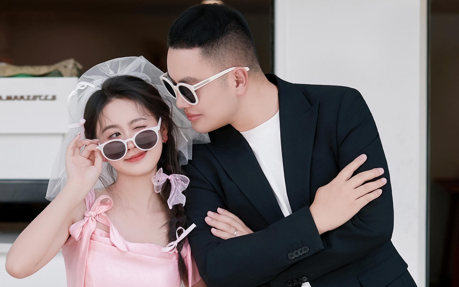  自由松弛感街拍婚紗照