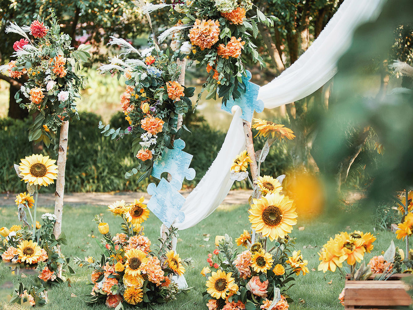 【安格婚礼】波西米亚风的原始婚礼派对