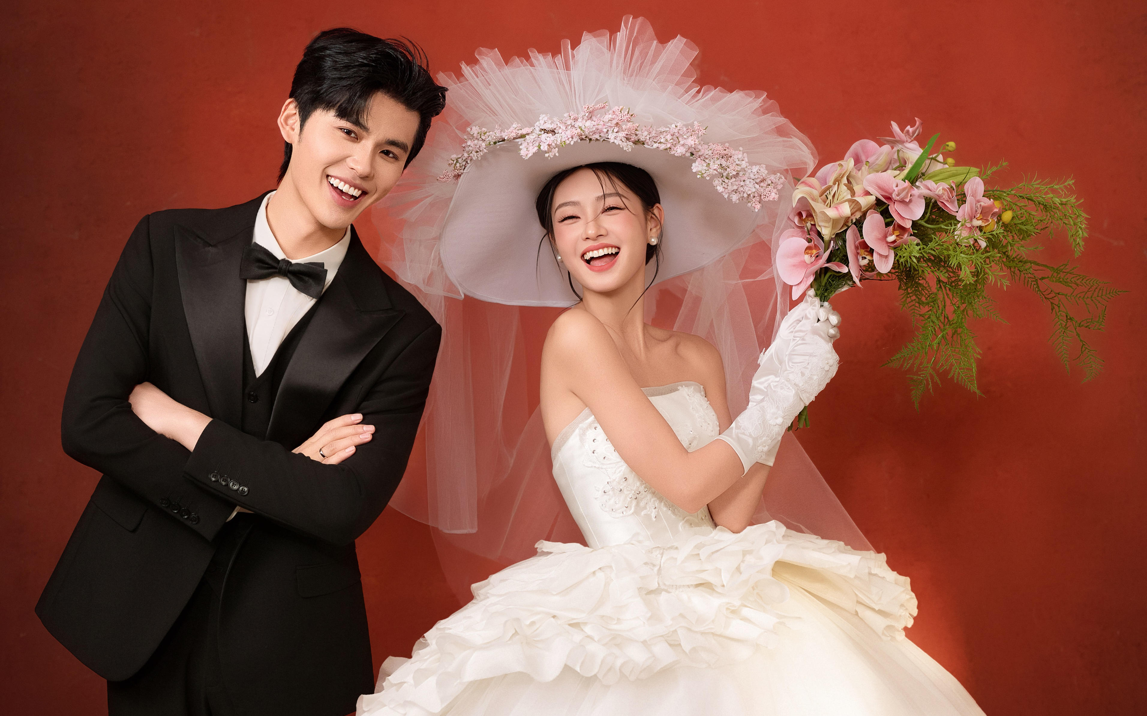 【D視覺攝影】禮帽主紗直接美成電影女主