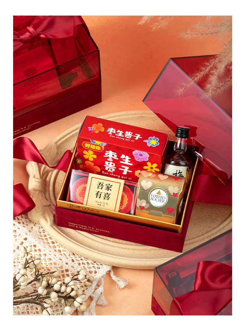 京東速遞 絲絨亞克力伴娘/郎伴手禮  多套任選